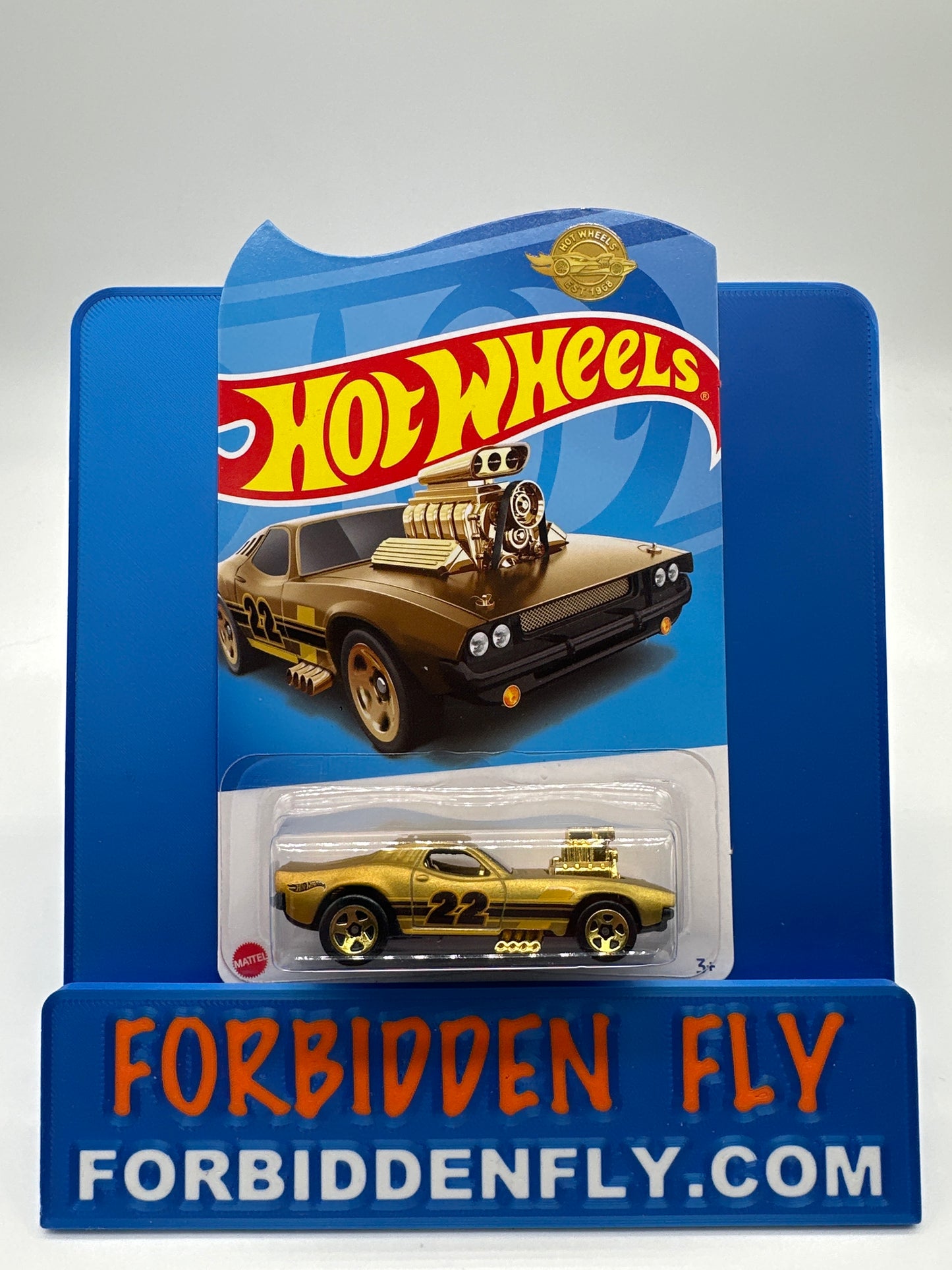 Hot Wheels 2022 Meijer Store Exclusive - Gold Special Edition - Rodger Dodger