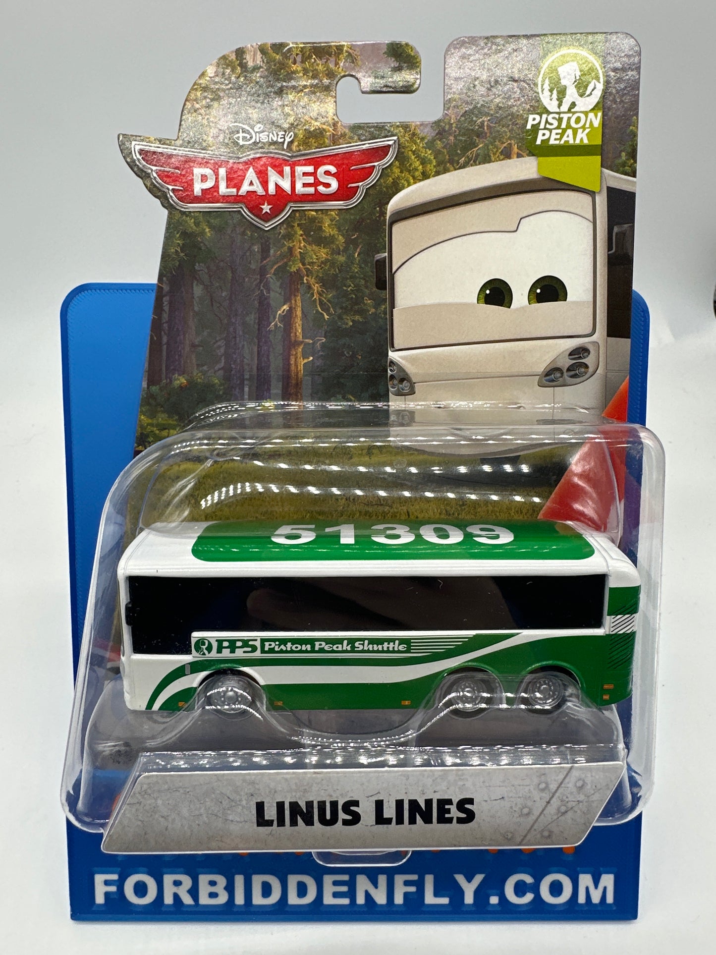Disney Pixar Planes Movie - Piston Peak Series - Linus Lines (Shuttle Bus)