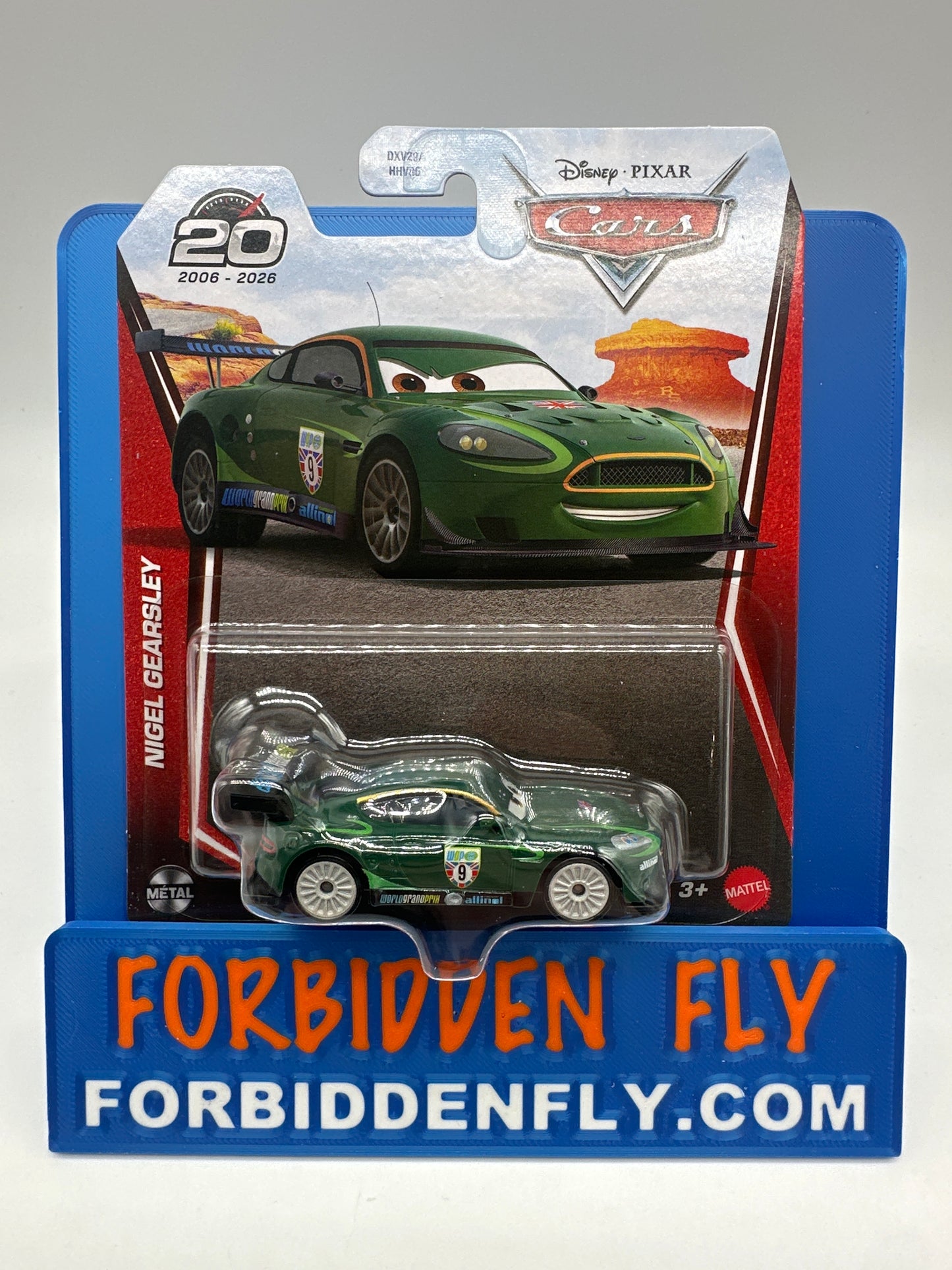 Disney Pixar Cars Movie - 20 Year Anniversary Release - Nigel Gearsley (WGP Racer)