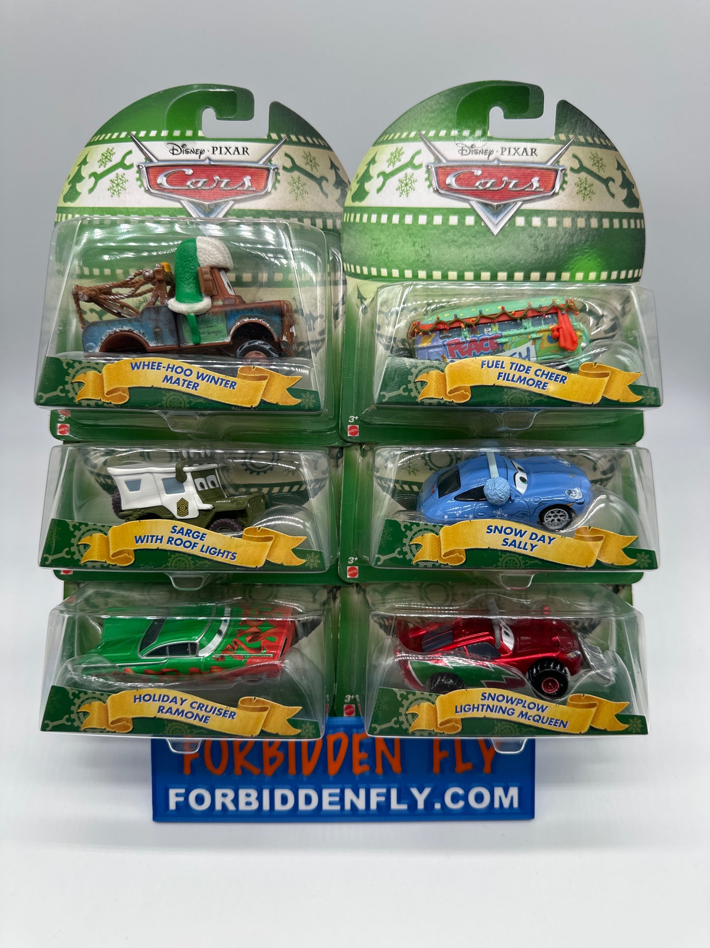 Disney Pixar Cars - 2017 Holiday Series - Complete Set Of 6