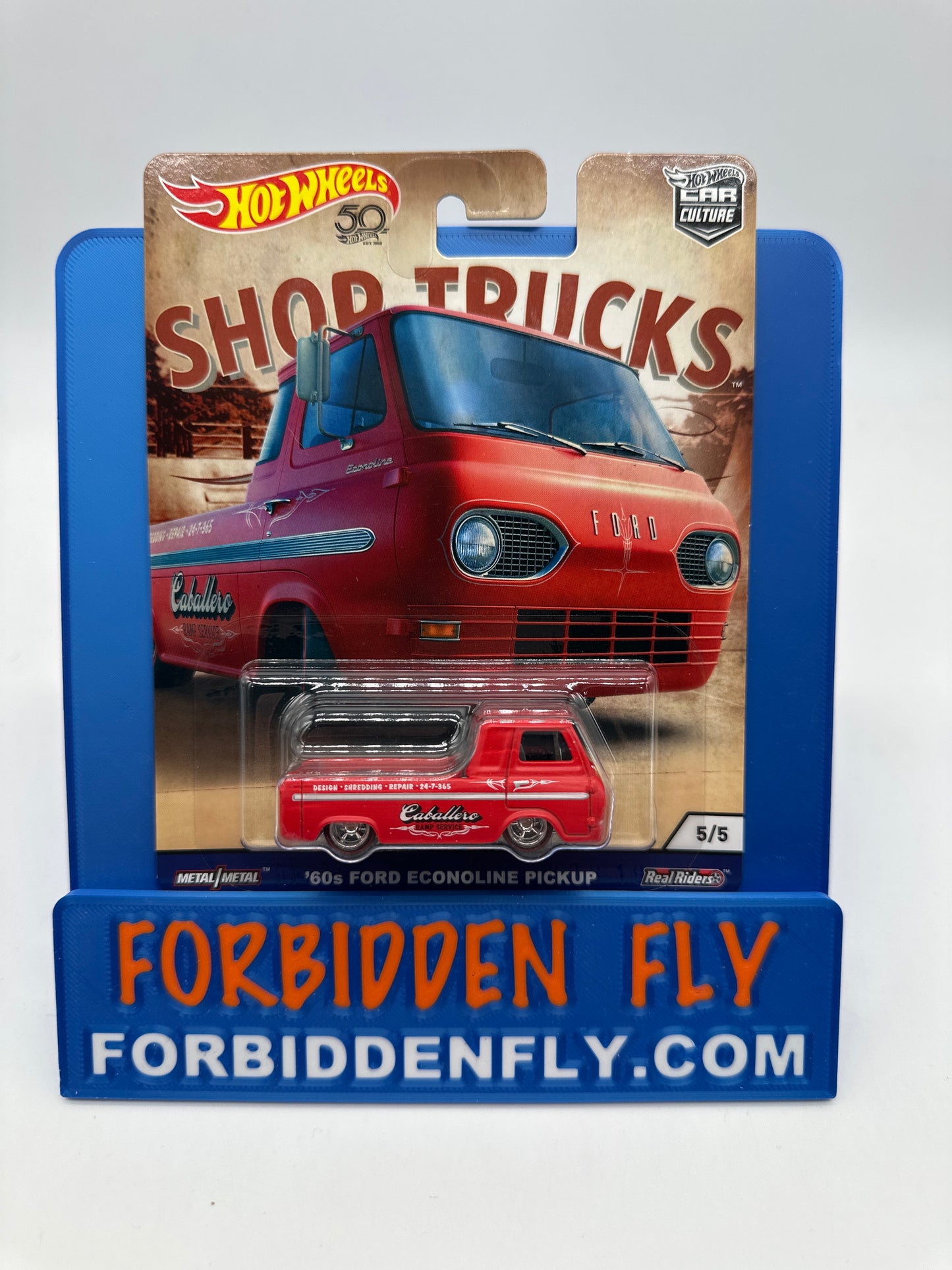 Hot Wheels 2018 Car Culture - Shop Trucks Premium Set of 5