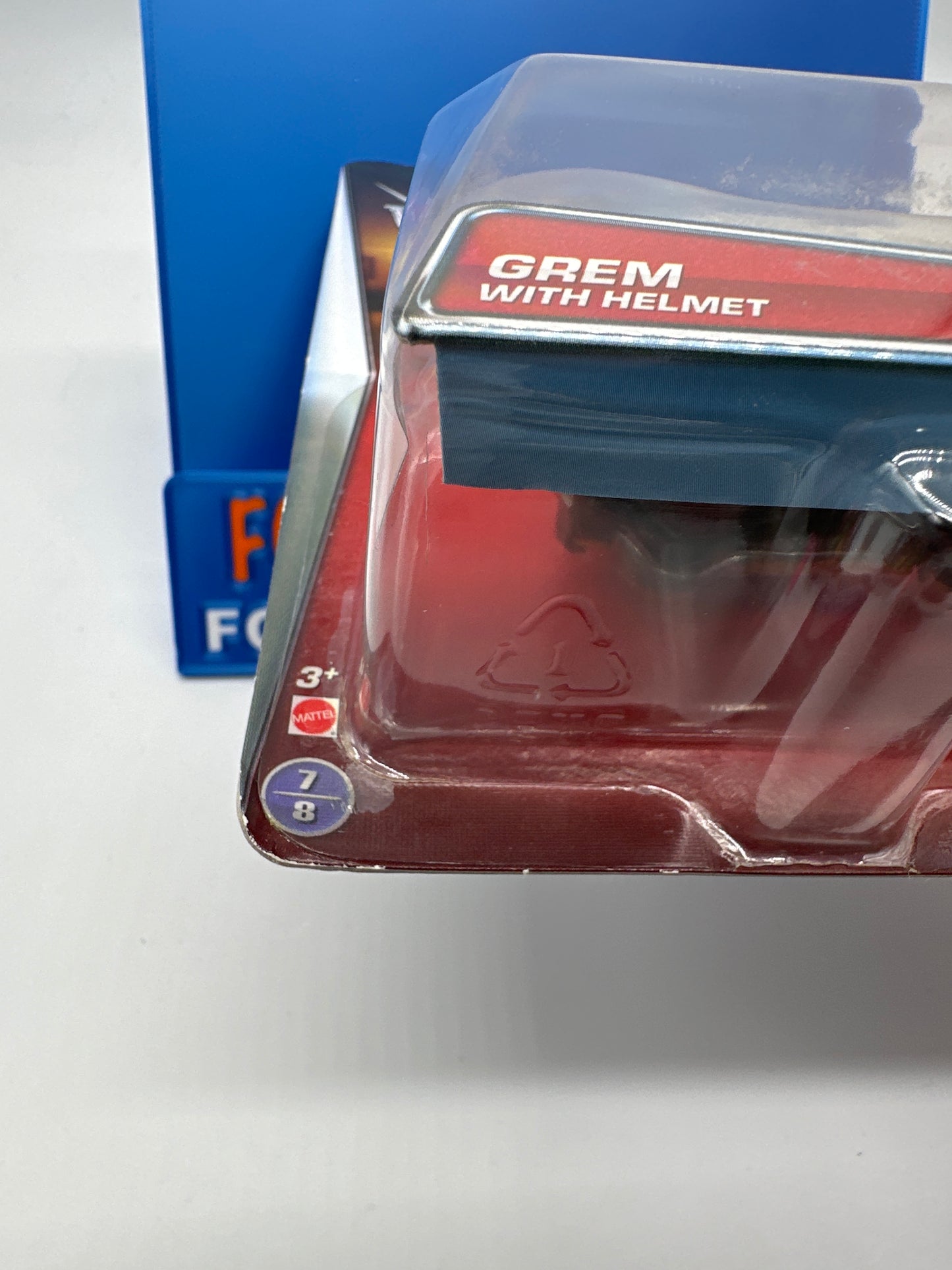Disney Pixar Cars Movie - Oil Rig Getaway Series (Two) 2 Pack - Grem with Helmet & Acer With Helmet
