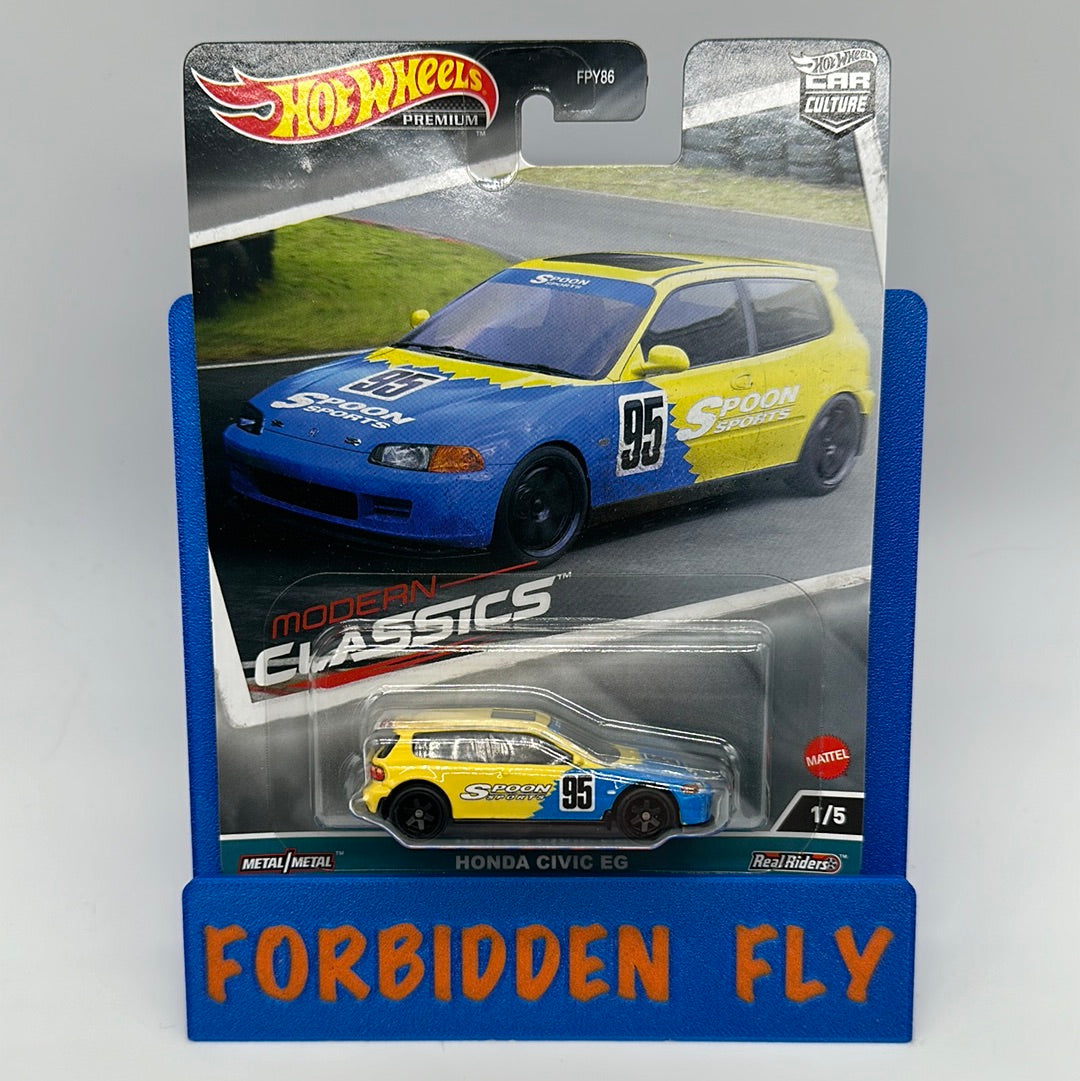 Hot Wheels Car Culture Premium - Modern Classics Series 4 Single - #1/5 - Spoon Honda Civic EG