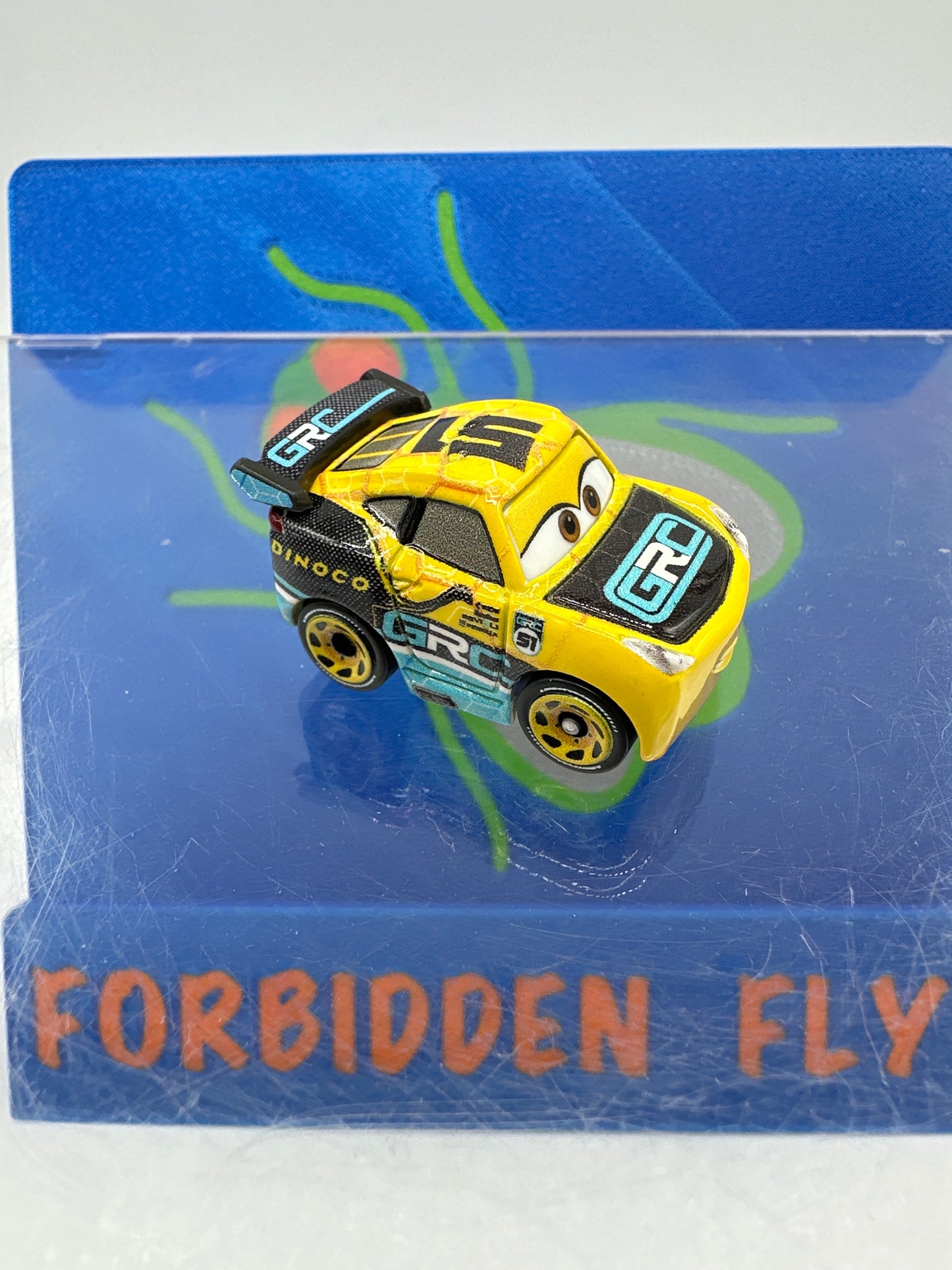 Disney Pixar Cars Movie Metal Mini Racers - 2024 Series 3 - GRC Dinoco Cruz Ramirez (loose)