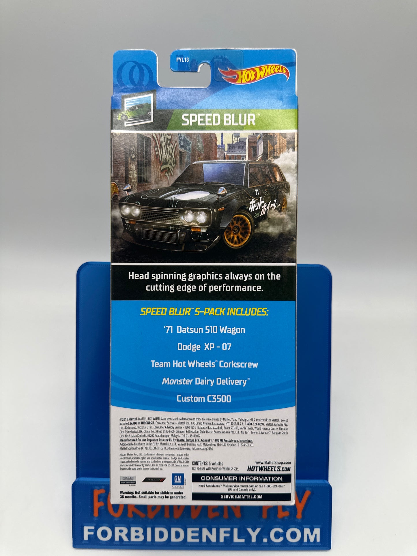 Hot Wheels 5 Pack - 2019 Speed Blur
