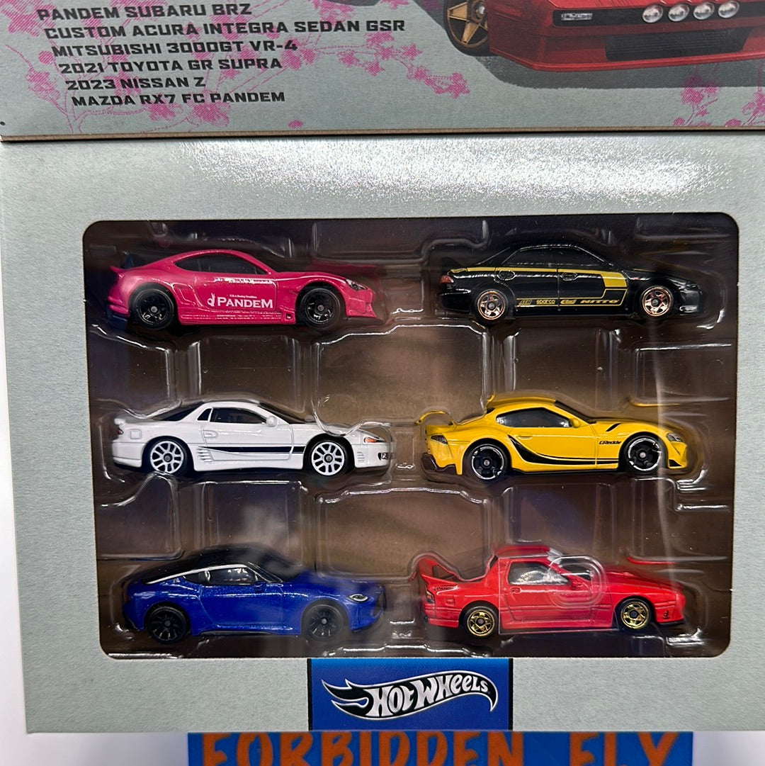 Hot Wheels - 2024 Japan Themed Multi Car Pack - Boxed Set of 6