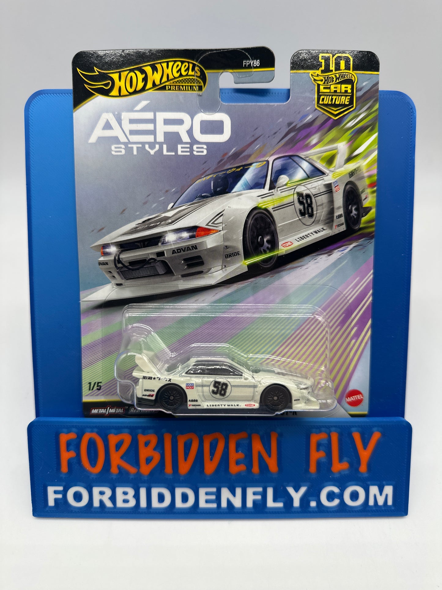 Hot Wheels Car Culture Premium - 2026 Aero Styles Series Single - #1/5 LB-Kaido Works Nissan R32 Skyline GT-R