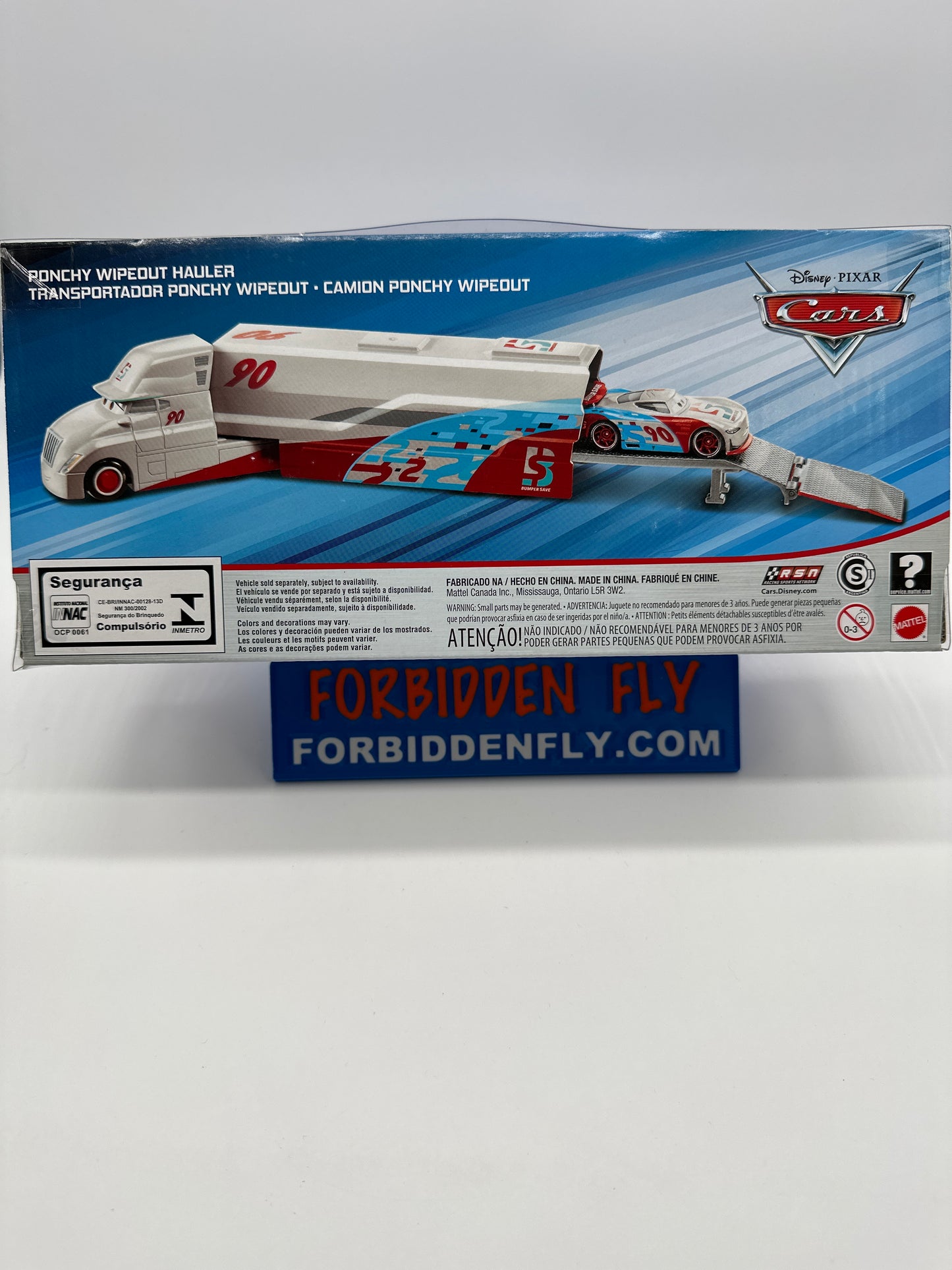 Disney Pixar Cars Movie - Ponchy Wipeout Hauler #90 Bumper Save