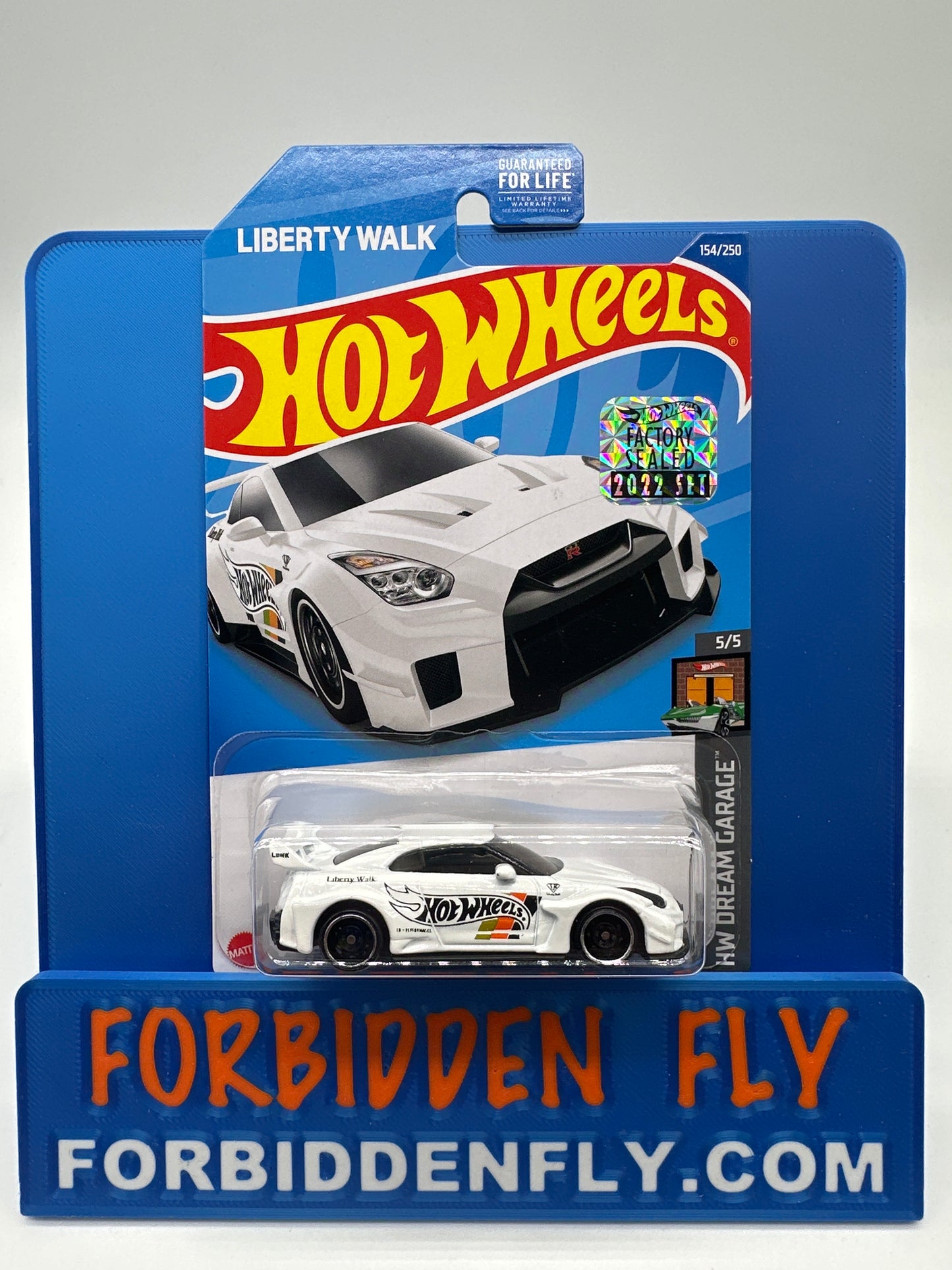 Hot Wheels Mainline - Factory Stickered 2022 HW Dream Garage Series - LB-Silhouette Works GT Nissan 35GT-RR Ver.2 - White