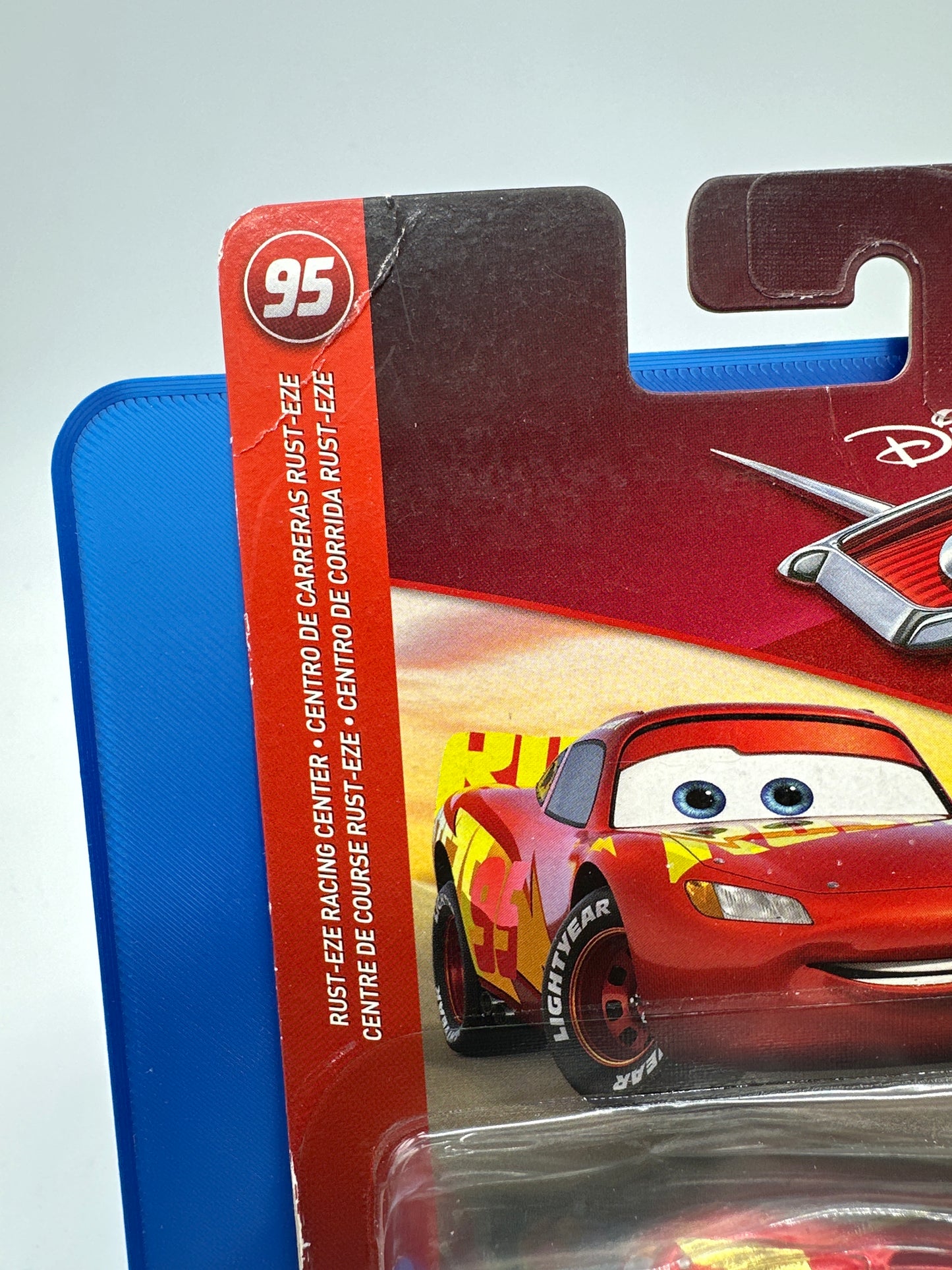 Disney Pixar Cars Movie - 2017 Release Red Card - Rusteze Racing Center Lightning McQueen