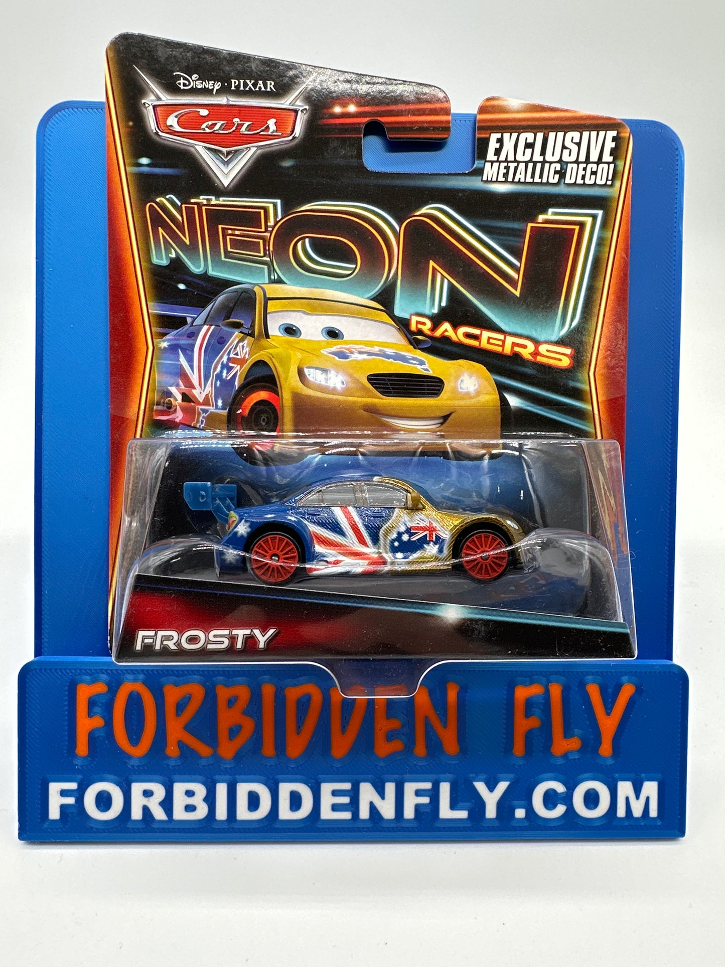 Disney Pixar Cars Movie - Metallic Deco Neon Racers Series - Frosty