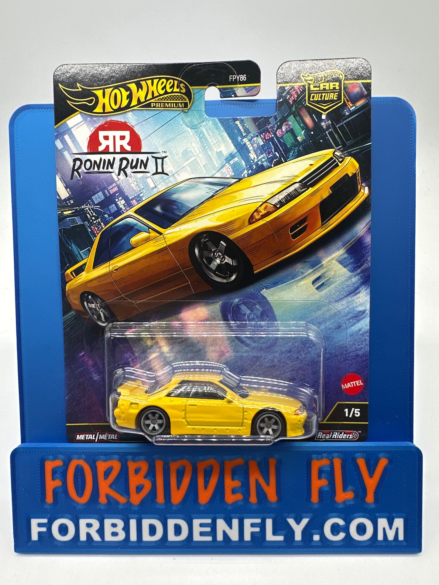 Hot Wheels Car Culture Premium - 2025 Ronin Run II Series - #1/5 - Nissan Skyline GT-R (R32) Pandem - Single Car