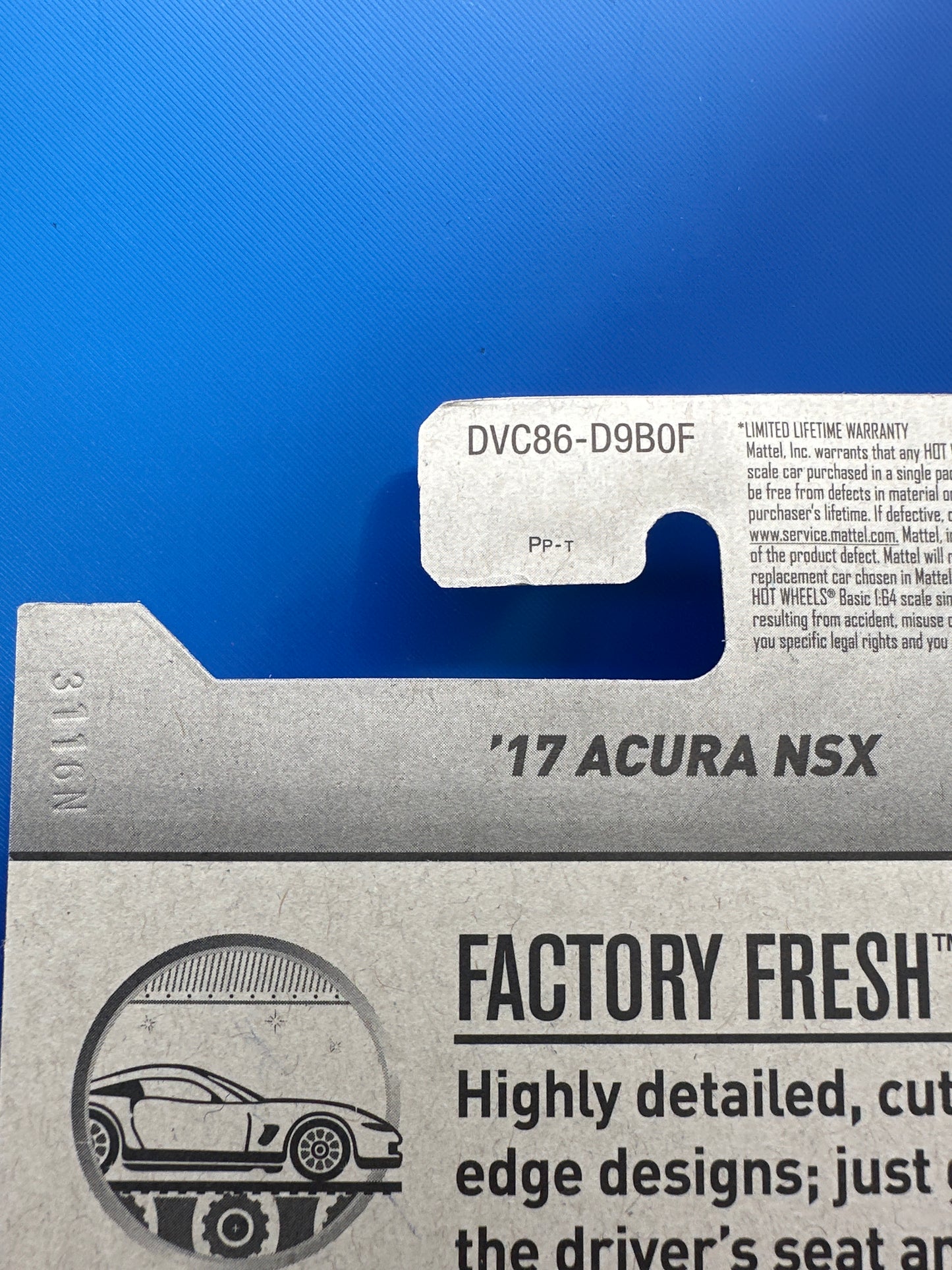 Hot Wheels Super Treasure Hunt - 2017 F Case - ‘17 Acura NSX