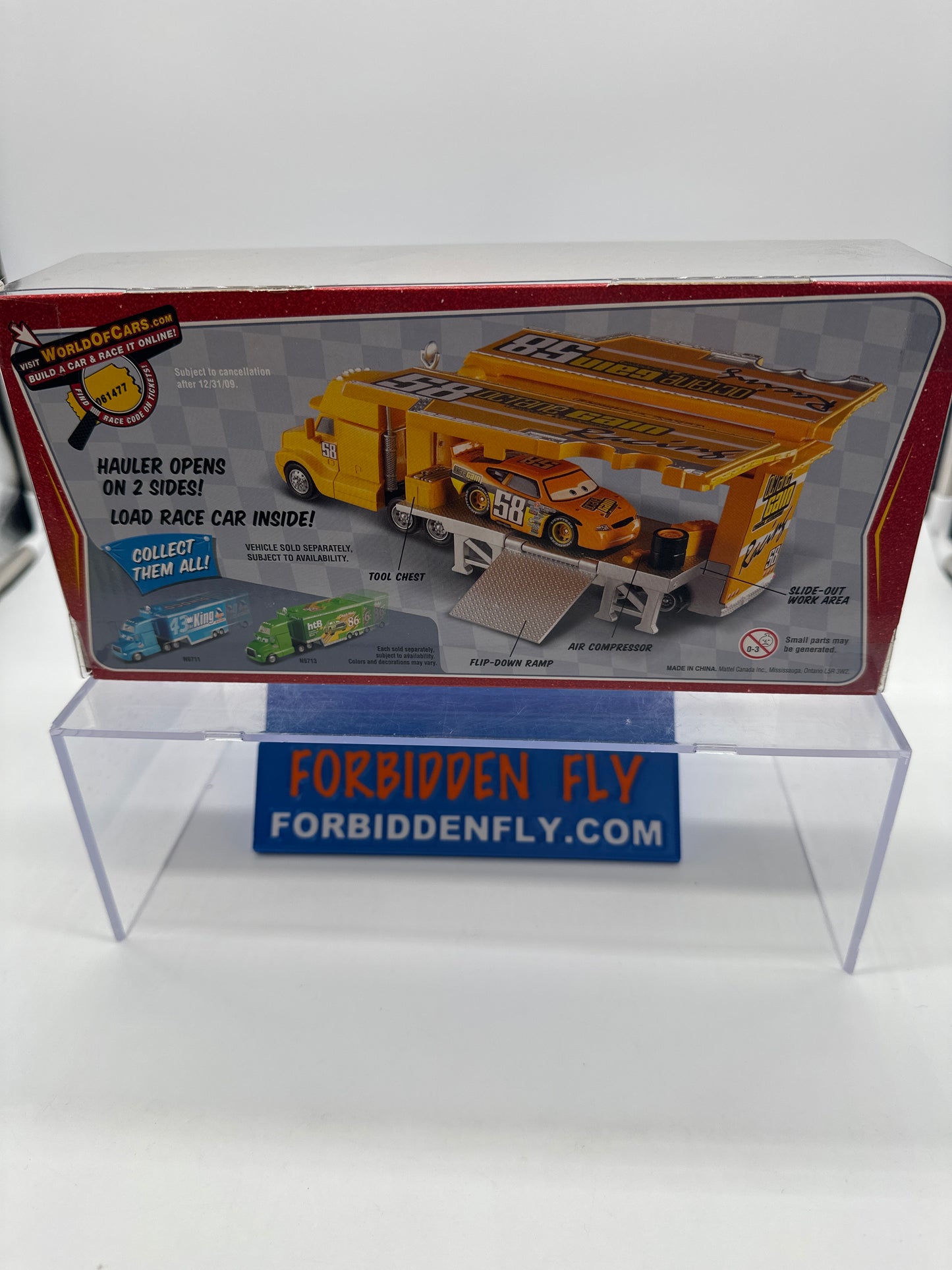 Disney Pixar Cars Movie - Race O Rama - Octane Gain Hauler (Open and Load)