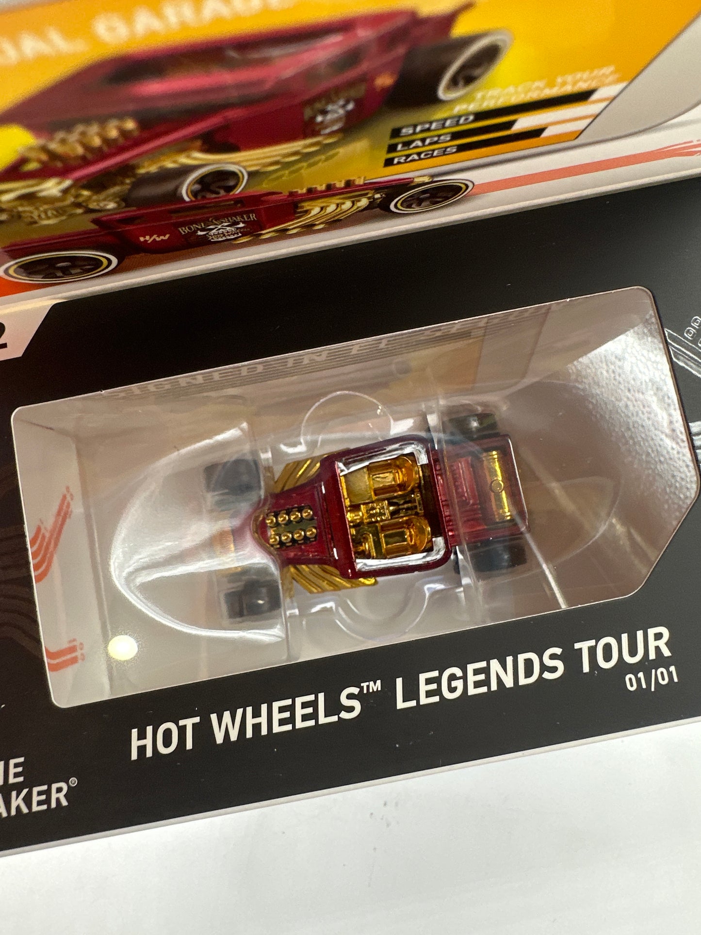 Hot Wheels Boxed Series 2 ID Car - HW Legends Tour - Bone Shaker