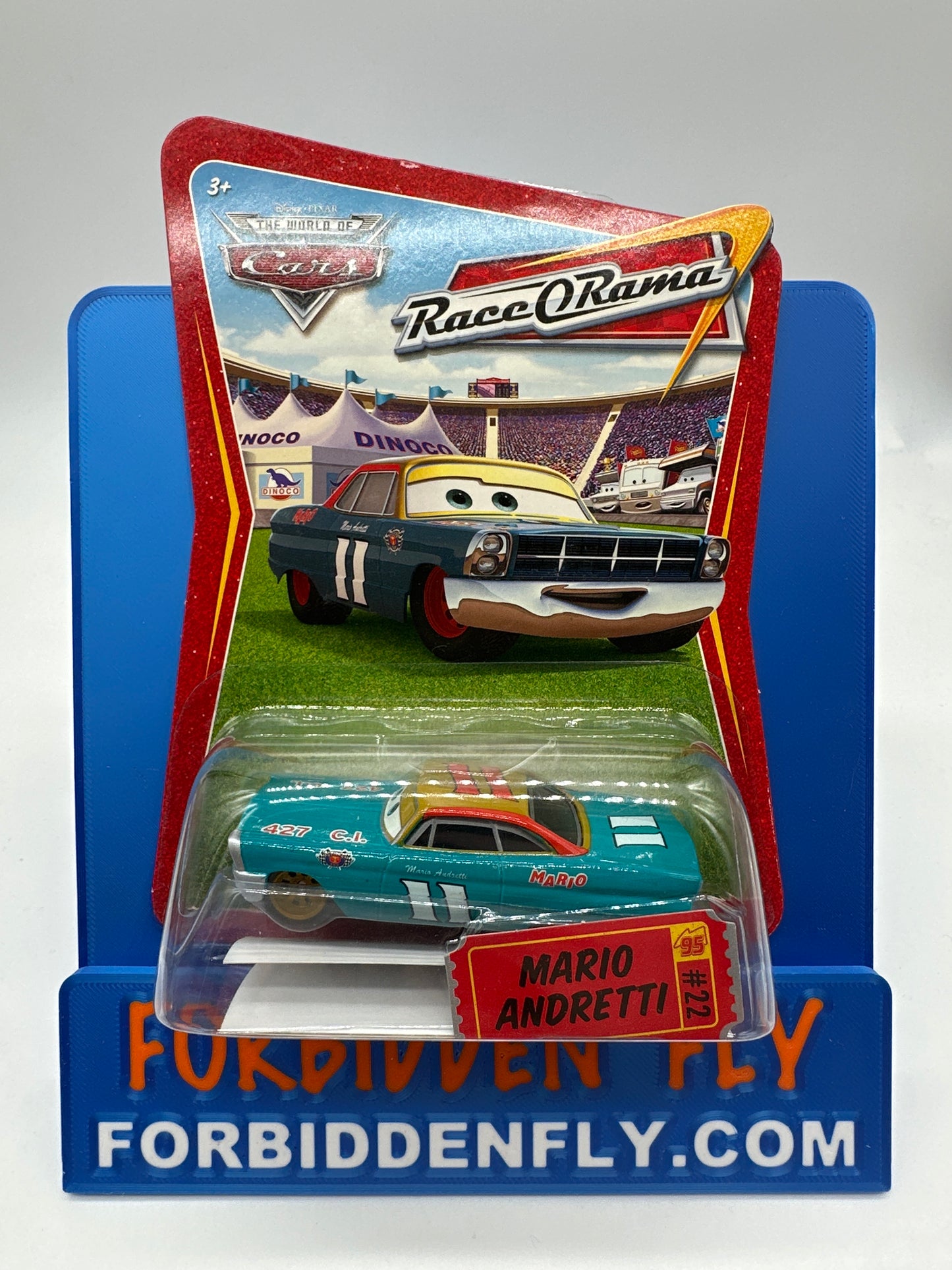 Disney Pixar Cars Movie - Race O Rama - Mario Andretti