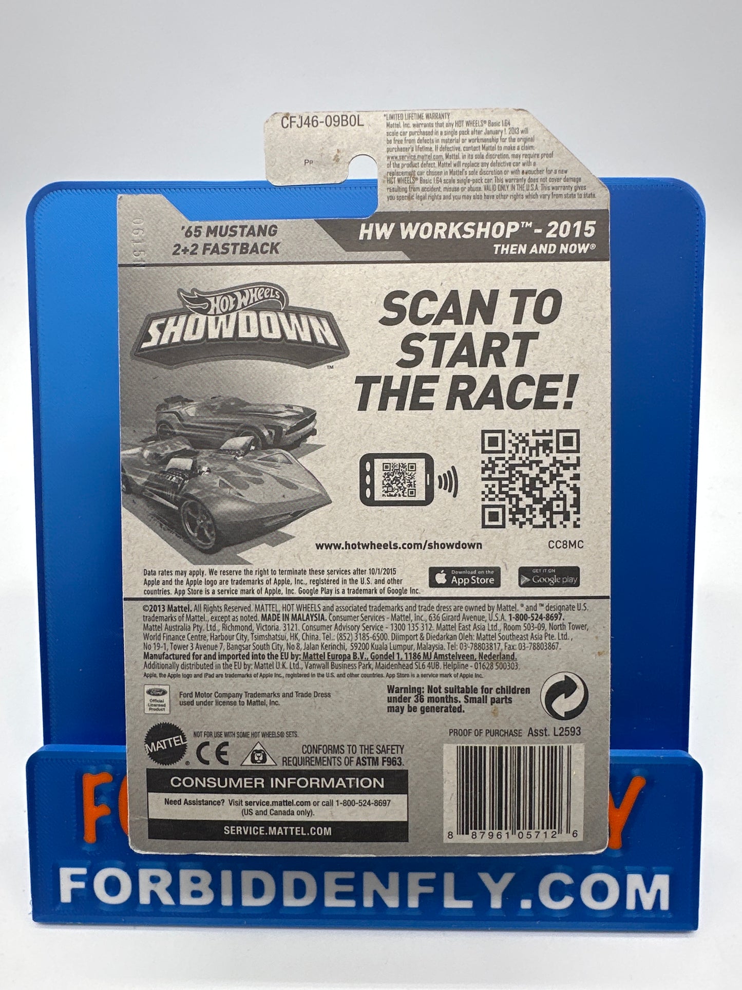 Hot Wheels Super Treasure Hunt - 2015 L Case - ‘65 Mustang 2+2 Fastback