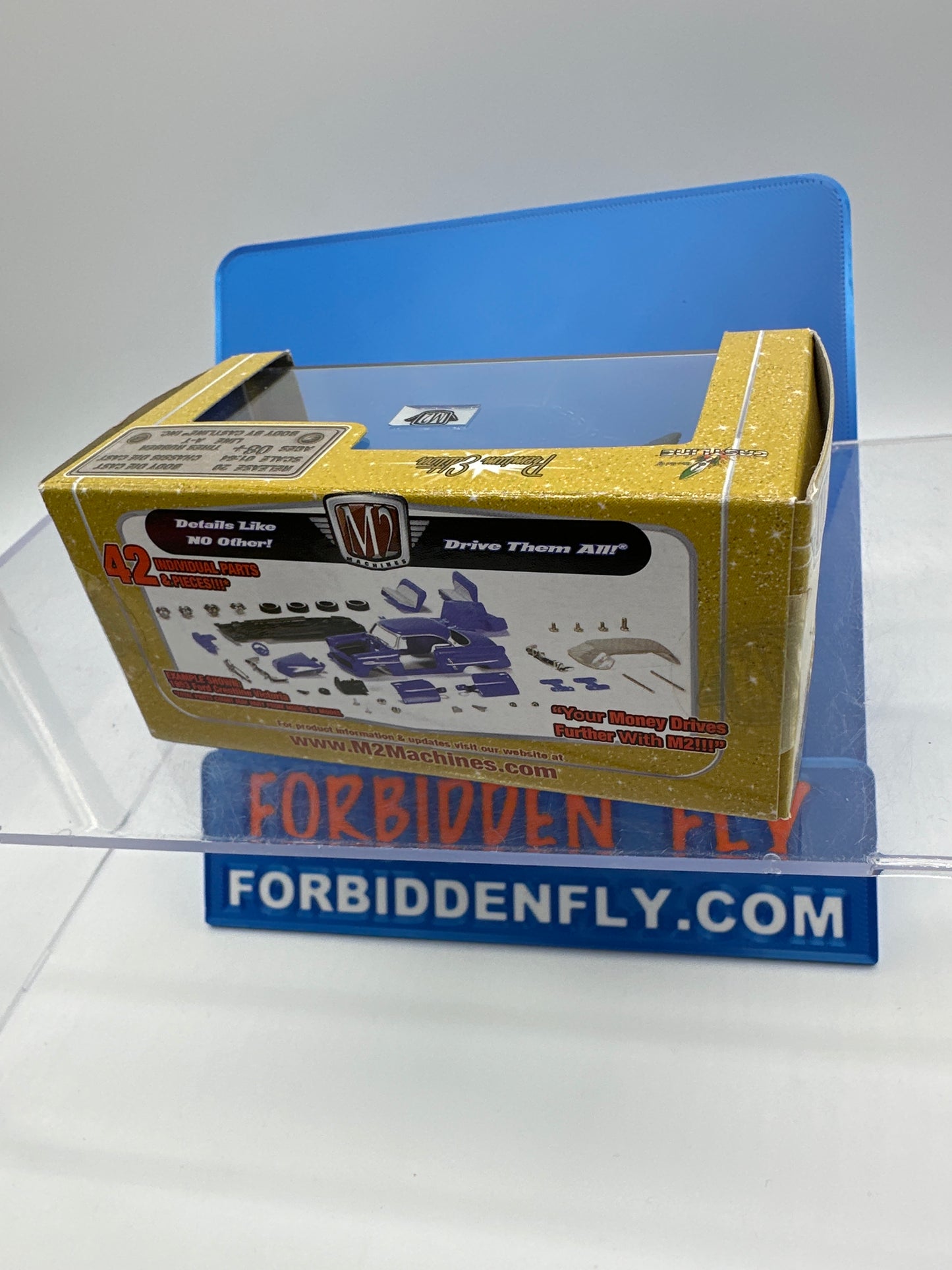 M2 Machines Acrylic Boxed Car - Auto-Thentics Series - Black & Gold 1960 Chrysler 300F - Chase