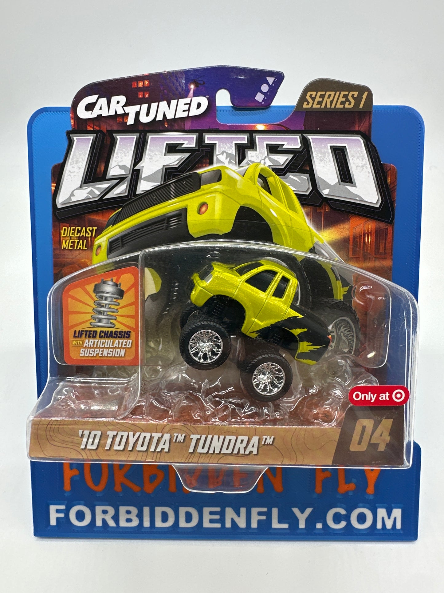 CarTuned - Target Exclusive - Lifted Series 1 - #04 - Yellow ‘10 Toyota Tundra