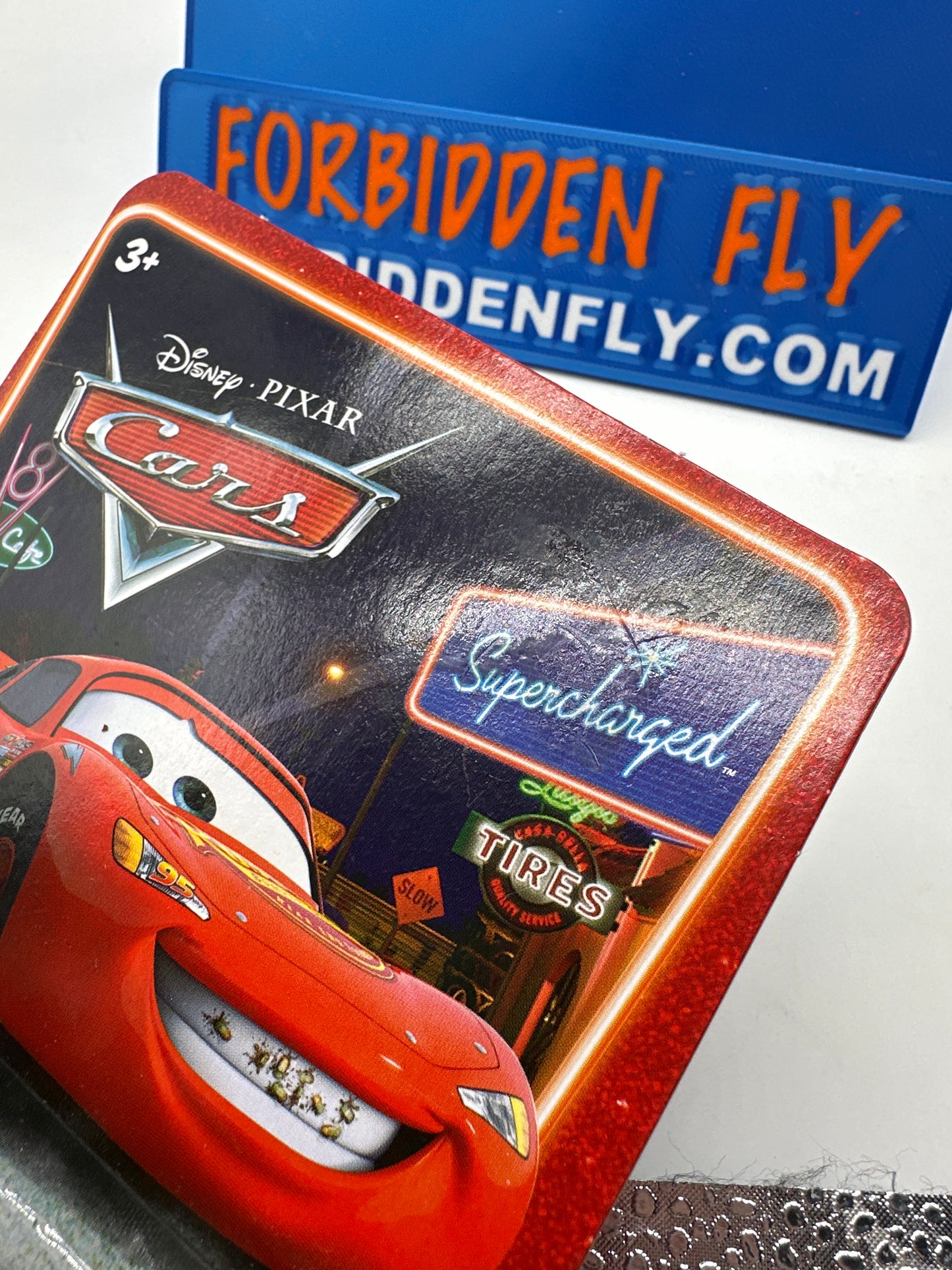 Disney Pixar Cars Movie - Supercharged - Bug Mouth Lightning McQueen