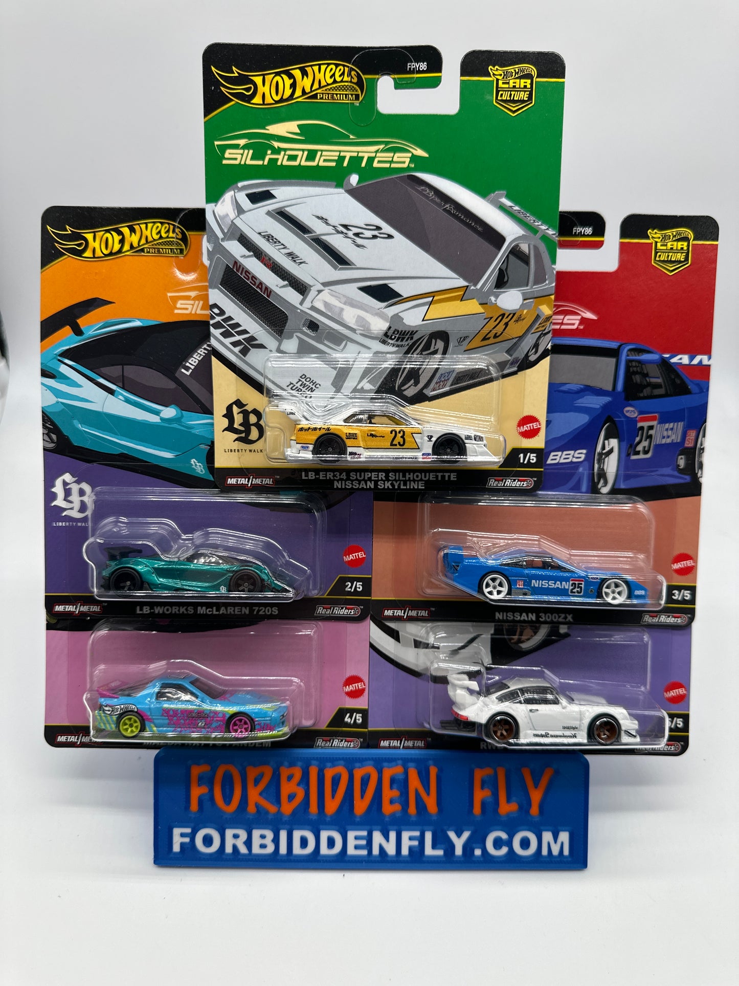 Hot Wheels Car Culture 2025 - Silhouettes Premium Set of 5