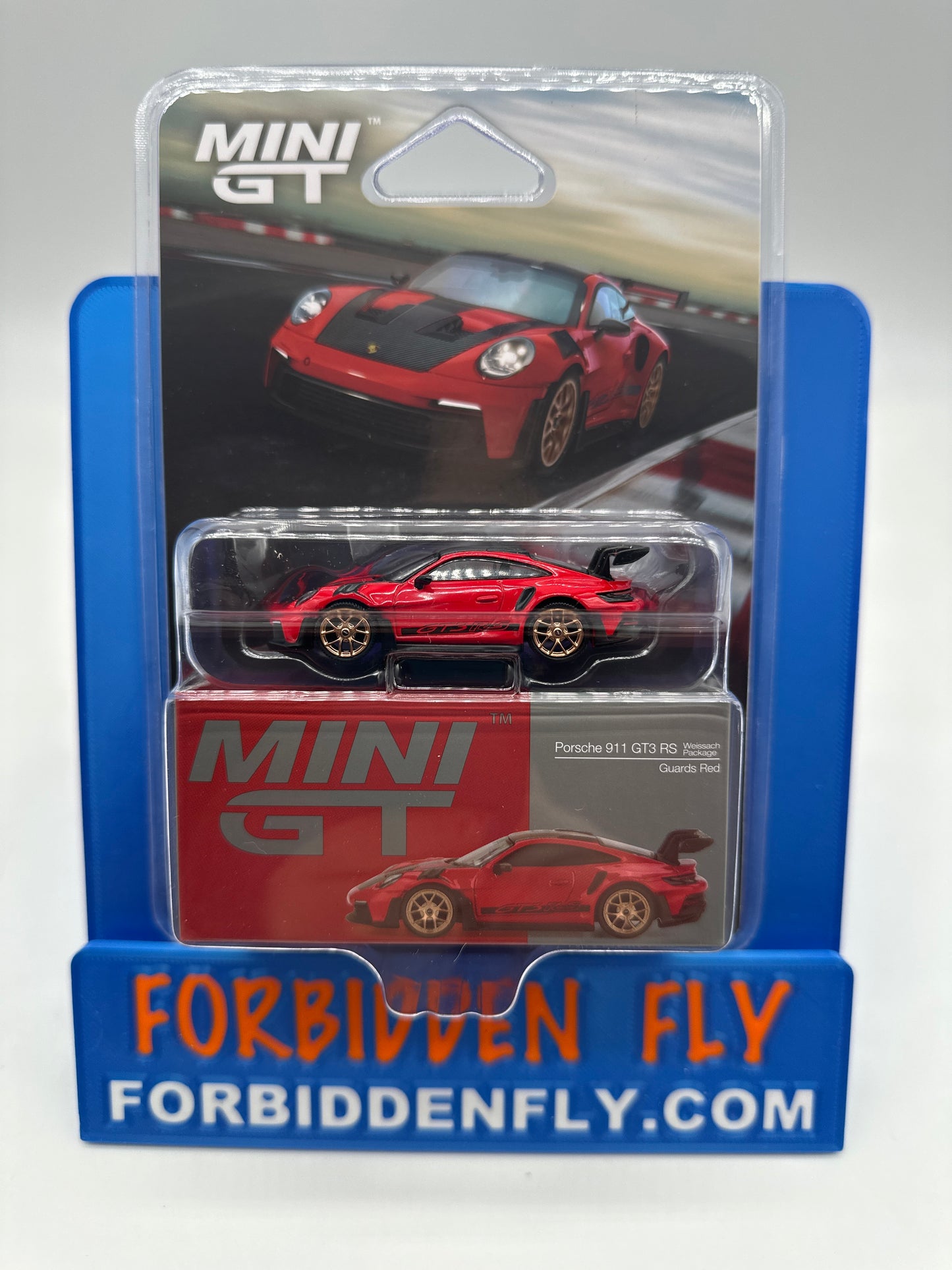 Mini GT Regular Release #1060 - Porsche 911 GT3 RS Weissach Package - Guards Red