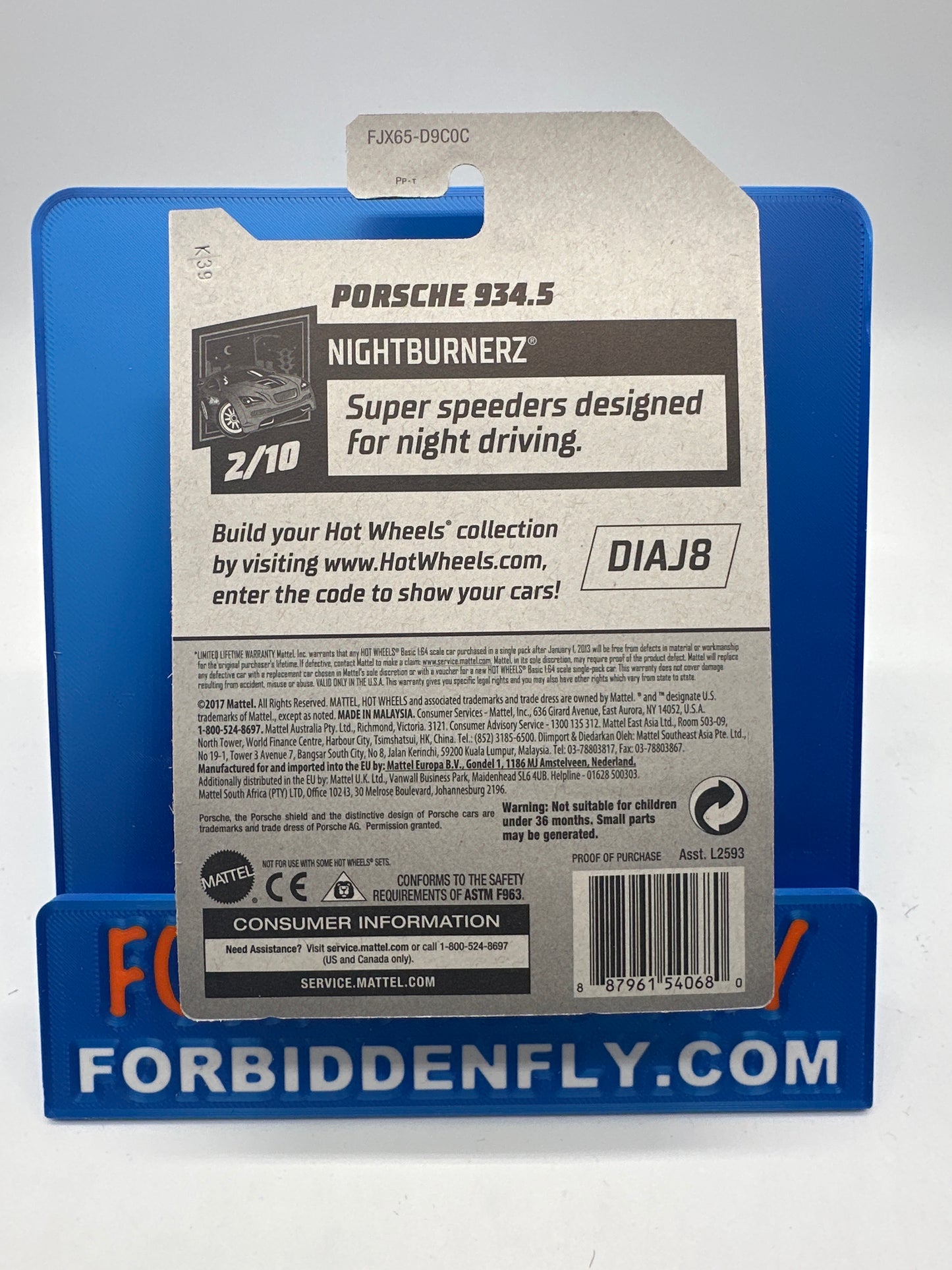 Hot Wheels Mainline - Factory Stickered 2018 - Porsche 934.5