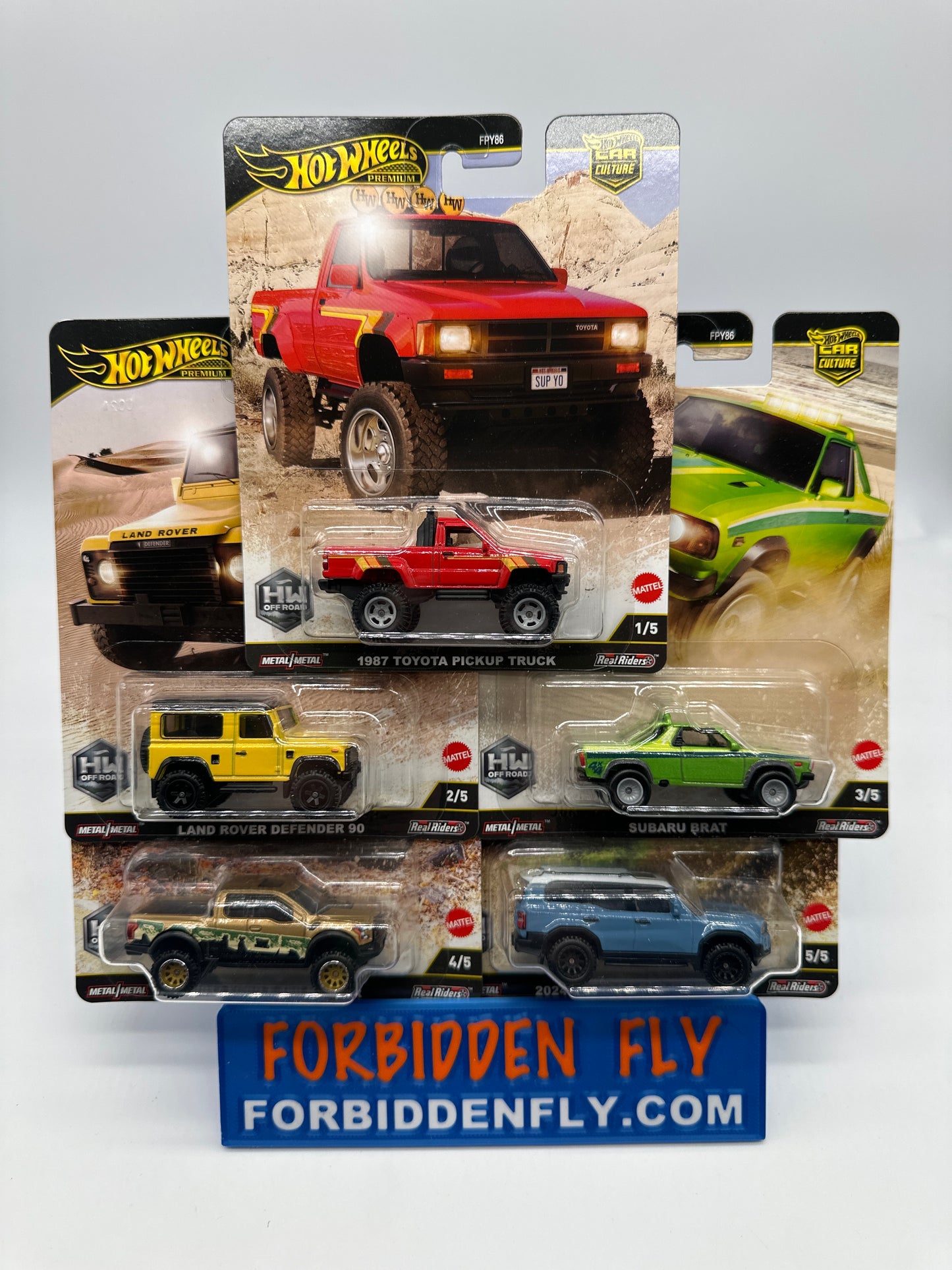 Hot Wheels Car Culture 2025 - HW Off Road Premium Set of 5