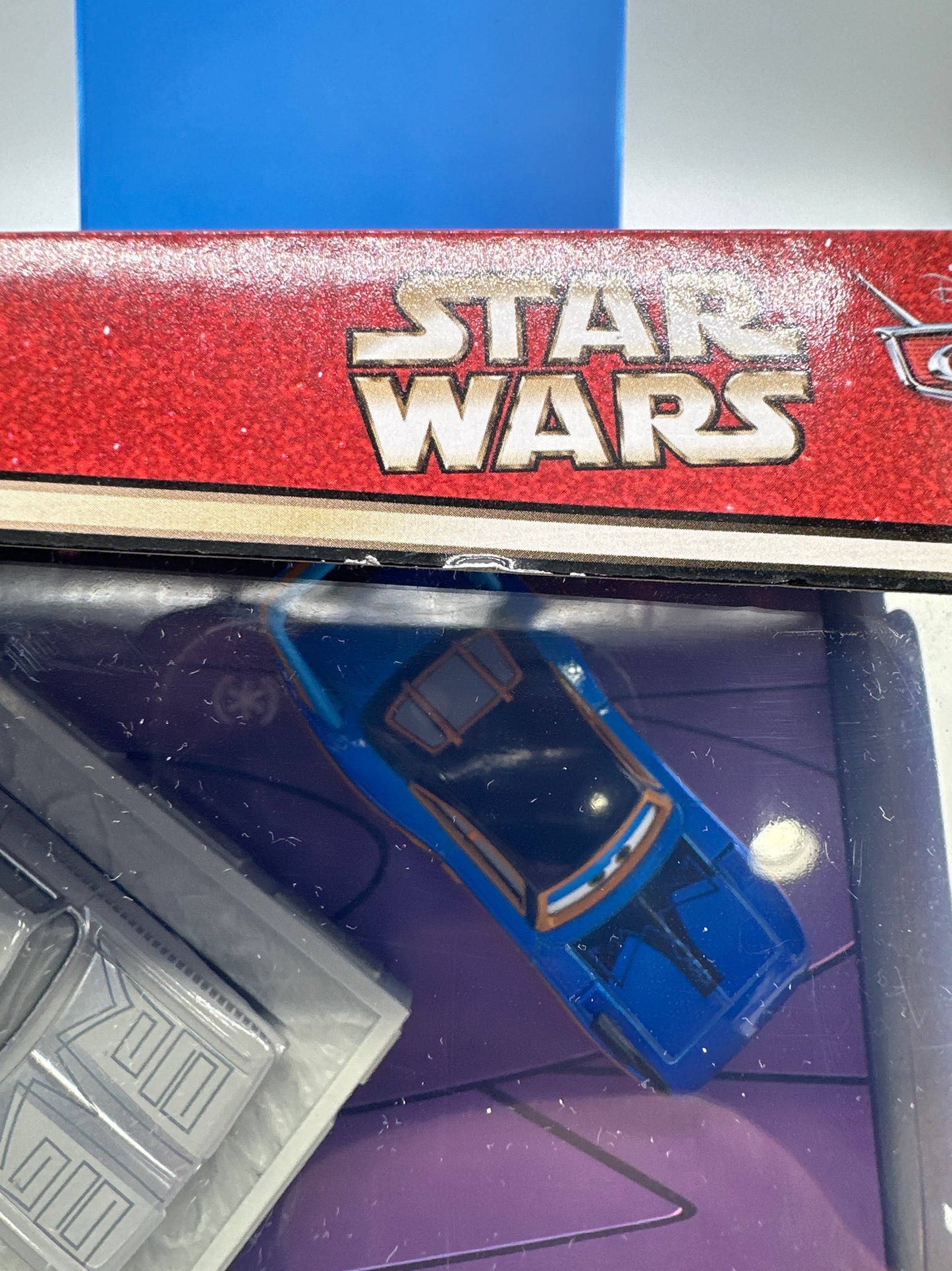 Disney Pixar Cars Movie - Disney Store Parks Exclusive Star Wars Series - King as Lando Calirssian, Pitty as Bespin Guard, and Ramone as Han Solo in Carbonite