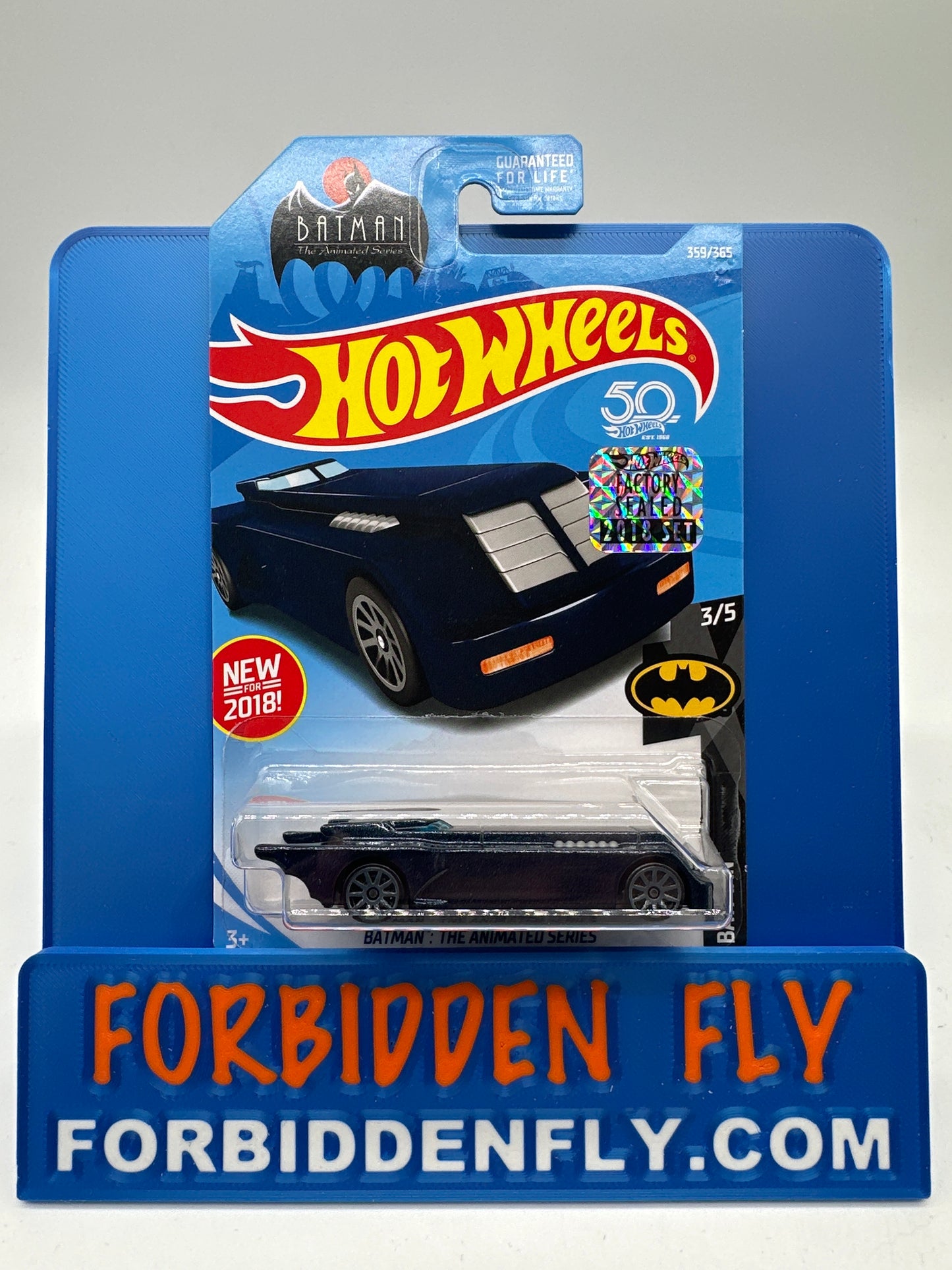 Hot Wheels Mainline - Factory Stickered 2018 - Animated Series Batmobile - Lot Of 2