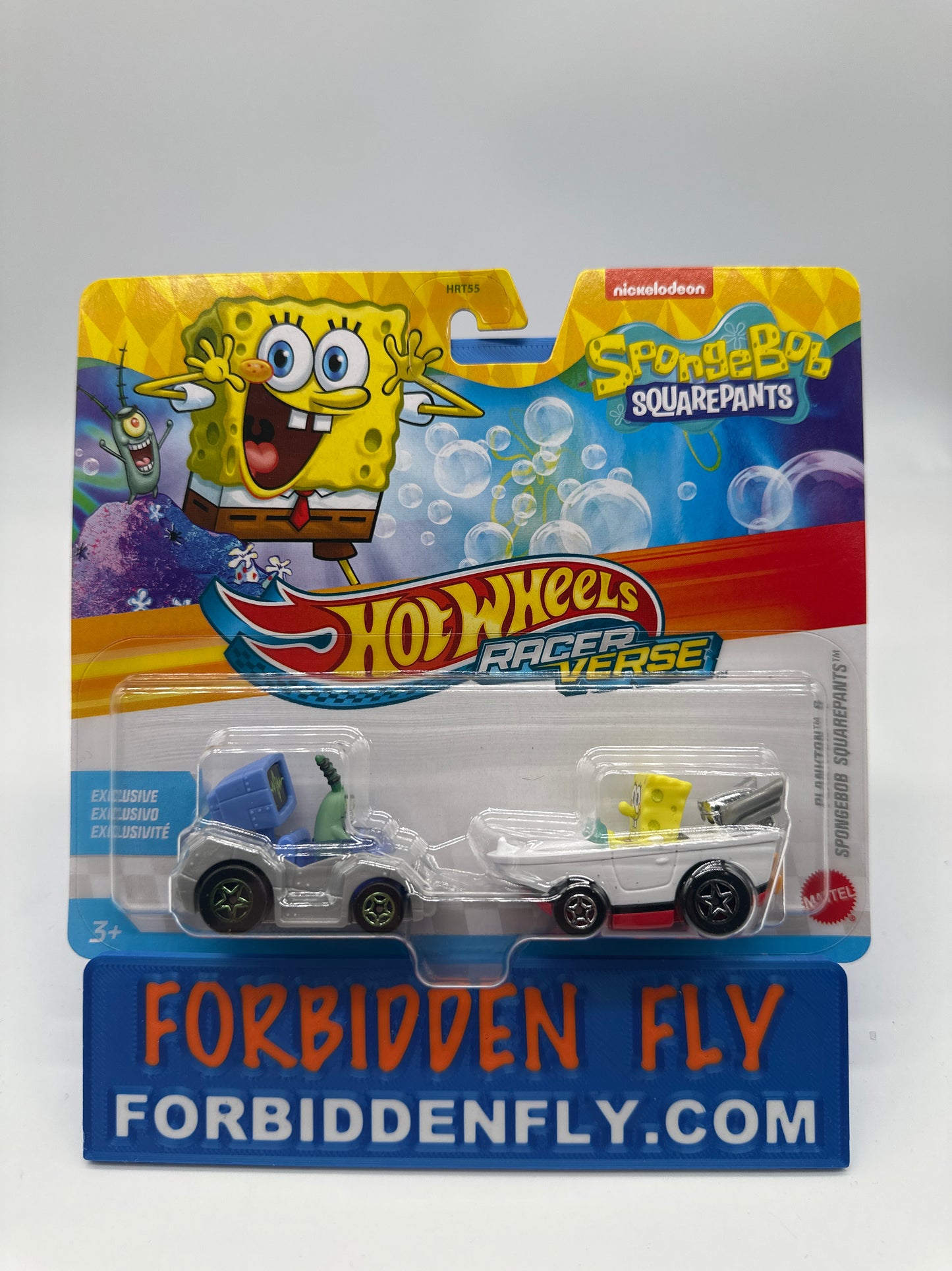 Hot Wheels - 2025 Racer Verse - Nickelodeon Spongebob Squarepants 2 Pack - Plankton and Spongebob Squarepants