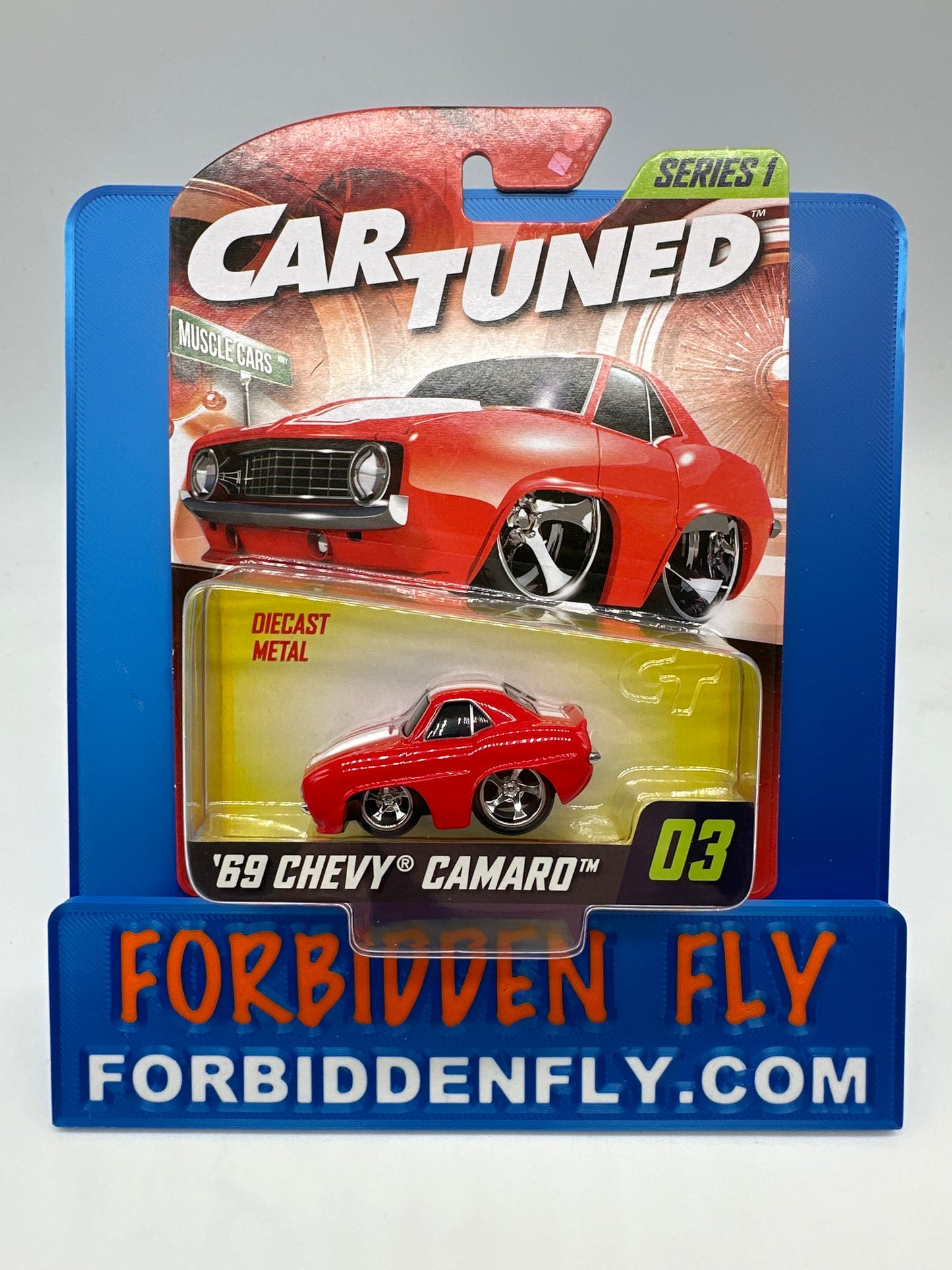 CarTuned - Series 1 Regular Retail Release #03 - Red ‘69 Chevy Camaro