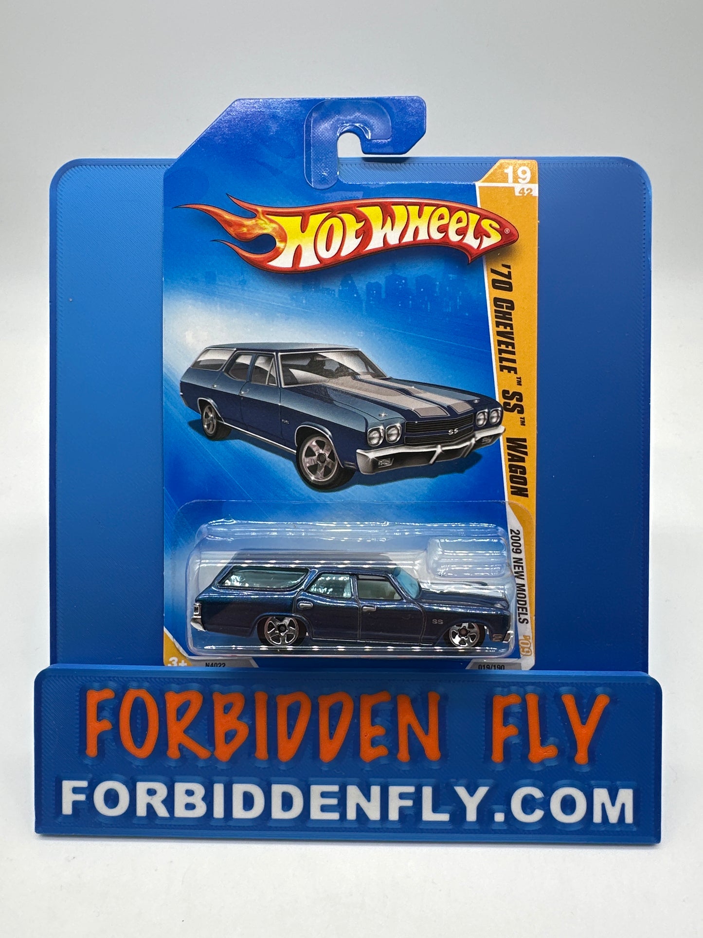 Hot Wheels 2009 Mainline - 2009 New Models Series - ‘70 Chevelle SS Wagon - Blue