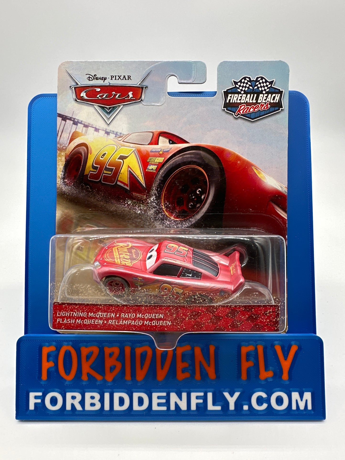 Disney Pixar Cars Movie - Fireball Beach Series - Lightning McQueen