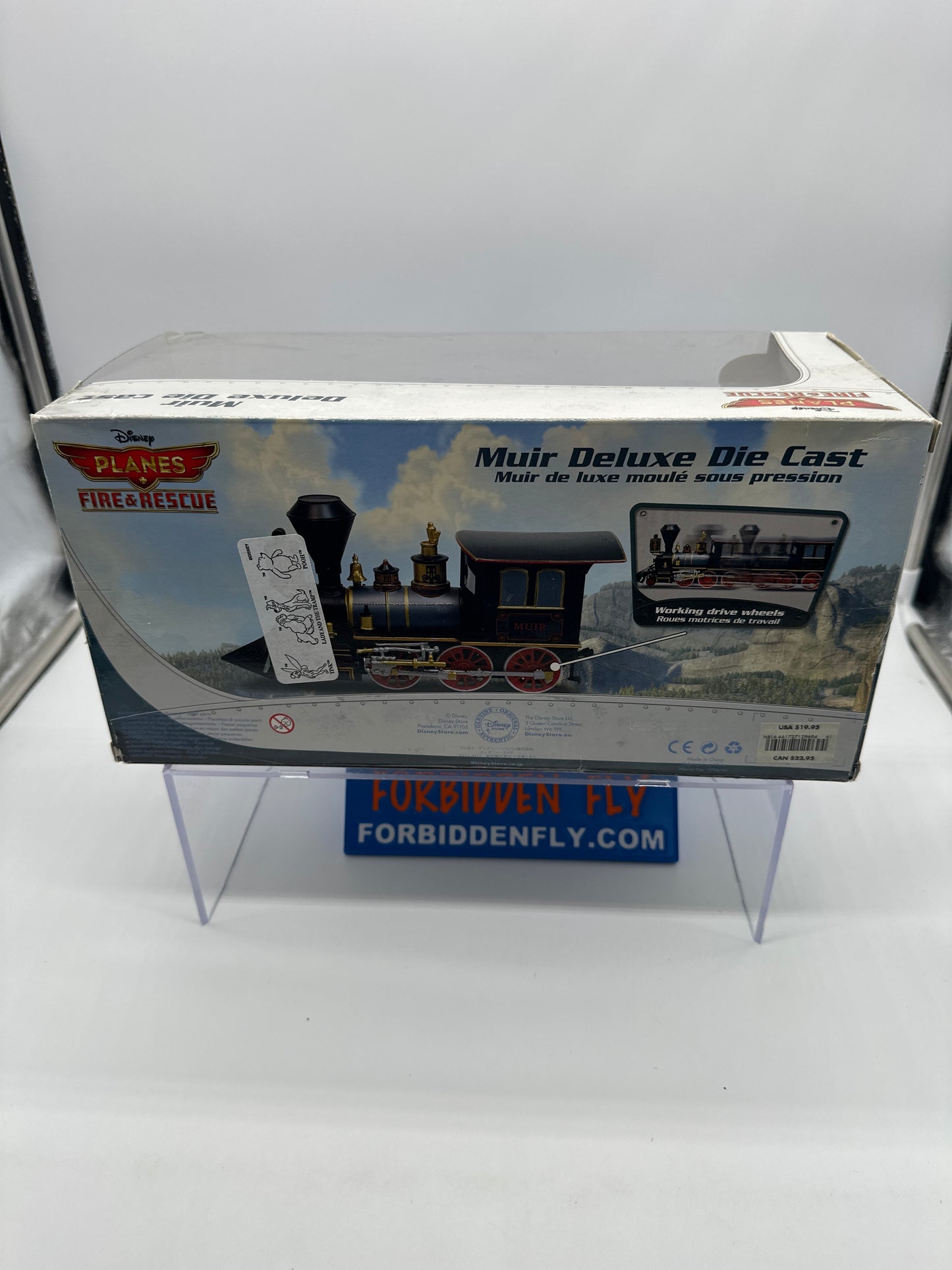 Disney Pixar Planes Fire & Rescue (Cars) Movie - Disney Store Exclusive - Muir Deluxe Train Set