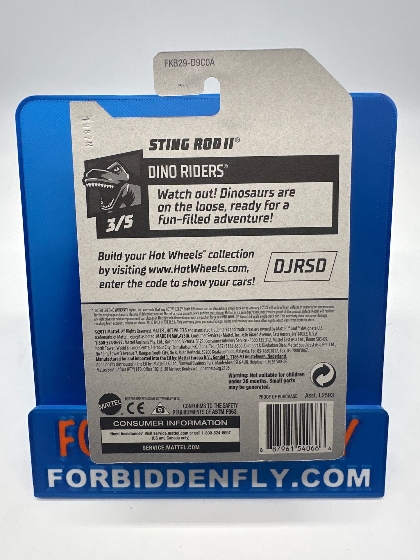 Hot Wheels Regular Treasure Hunt - Factory Stickered 2018 A Case - Sting Rod II