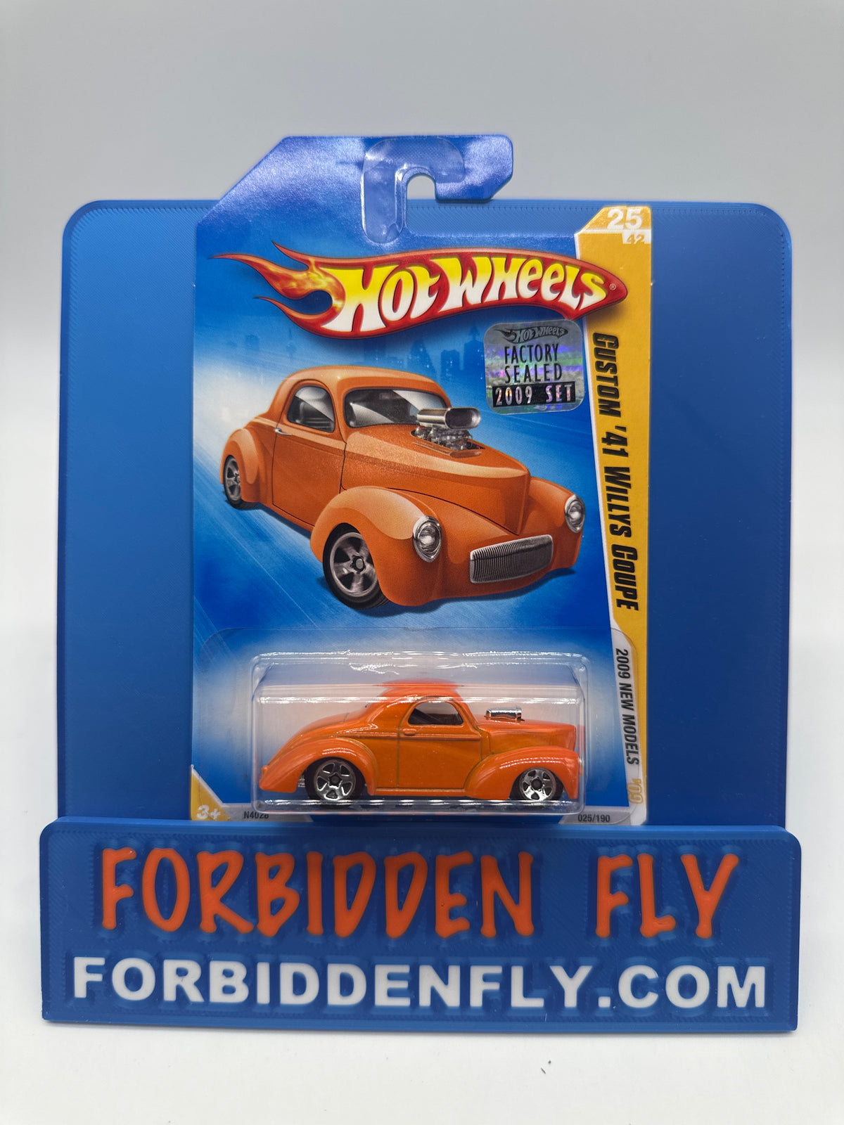 Hot Wheels Mainline - 2009 Factory Stickered - 2009 New Model Series - Custom ‘41 Willys Coupe - Lot Of 2