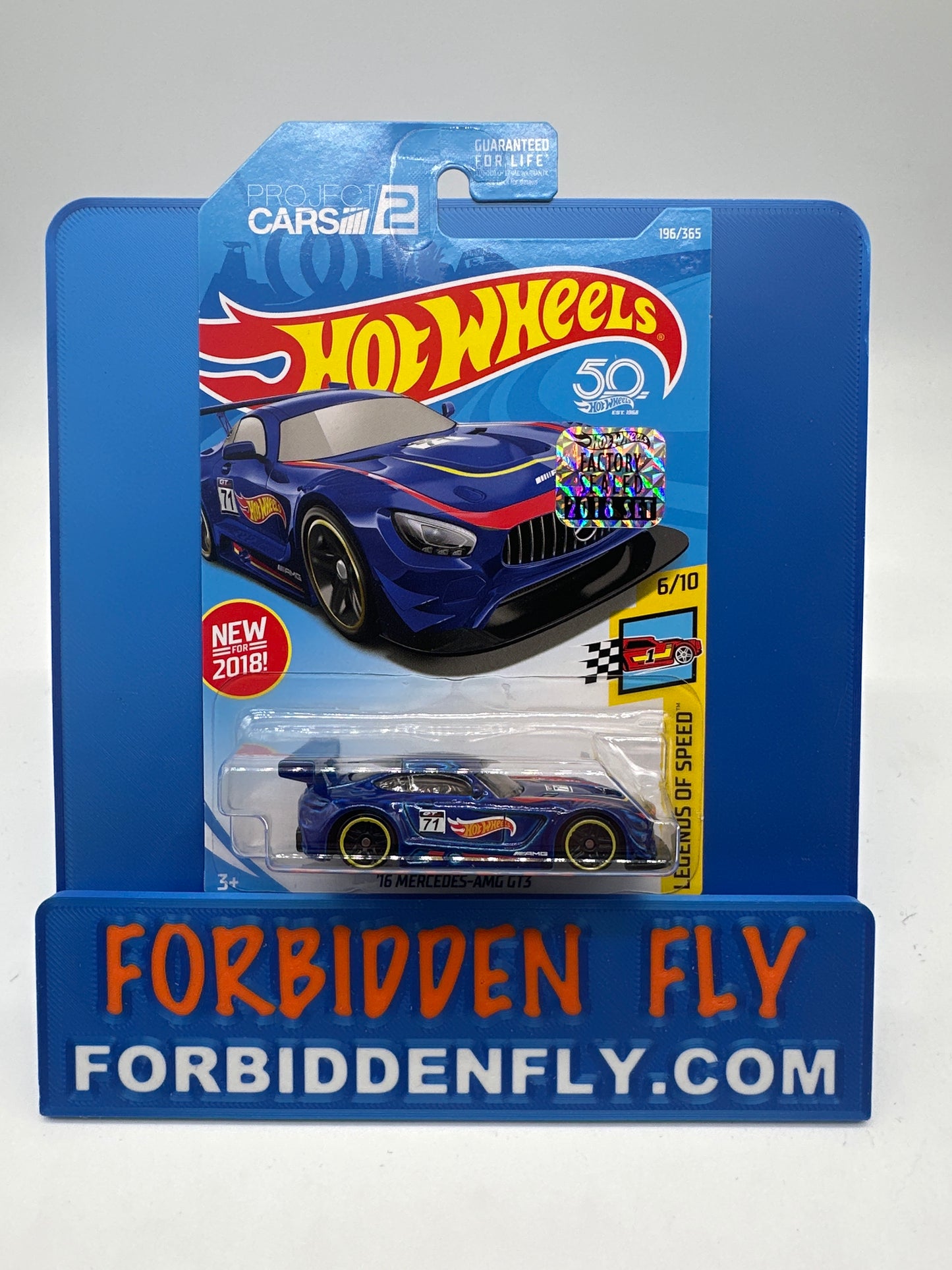 Hot Wheels Mainline - Factory Stickered 2018 - ‘16 Mercedes-AMG GT3 - Lot Of 2