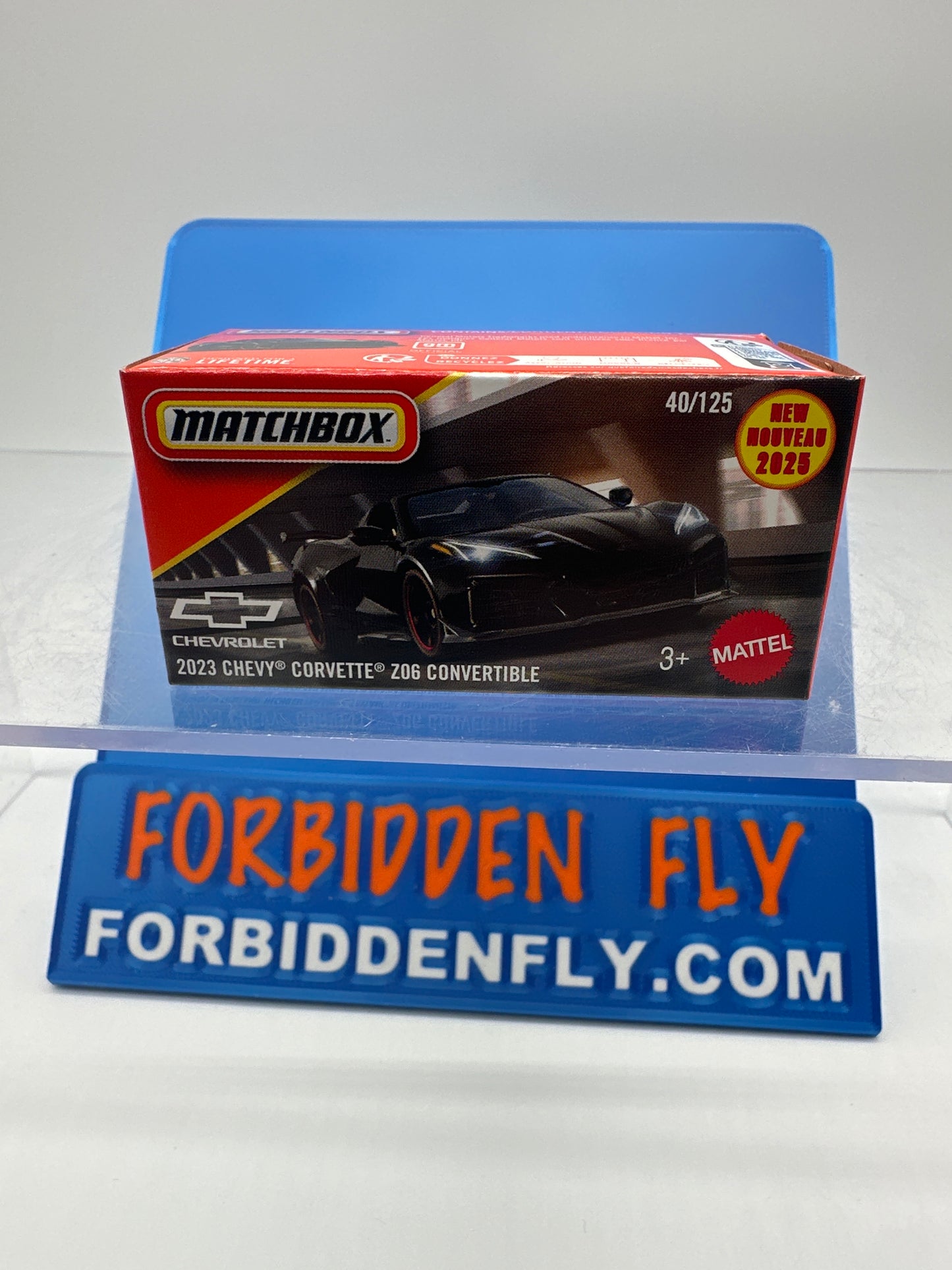 Matchbox Power Grabs 2025 - #40/125 - 2023 Chevy Corvette Z06 Convertible - Black