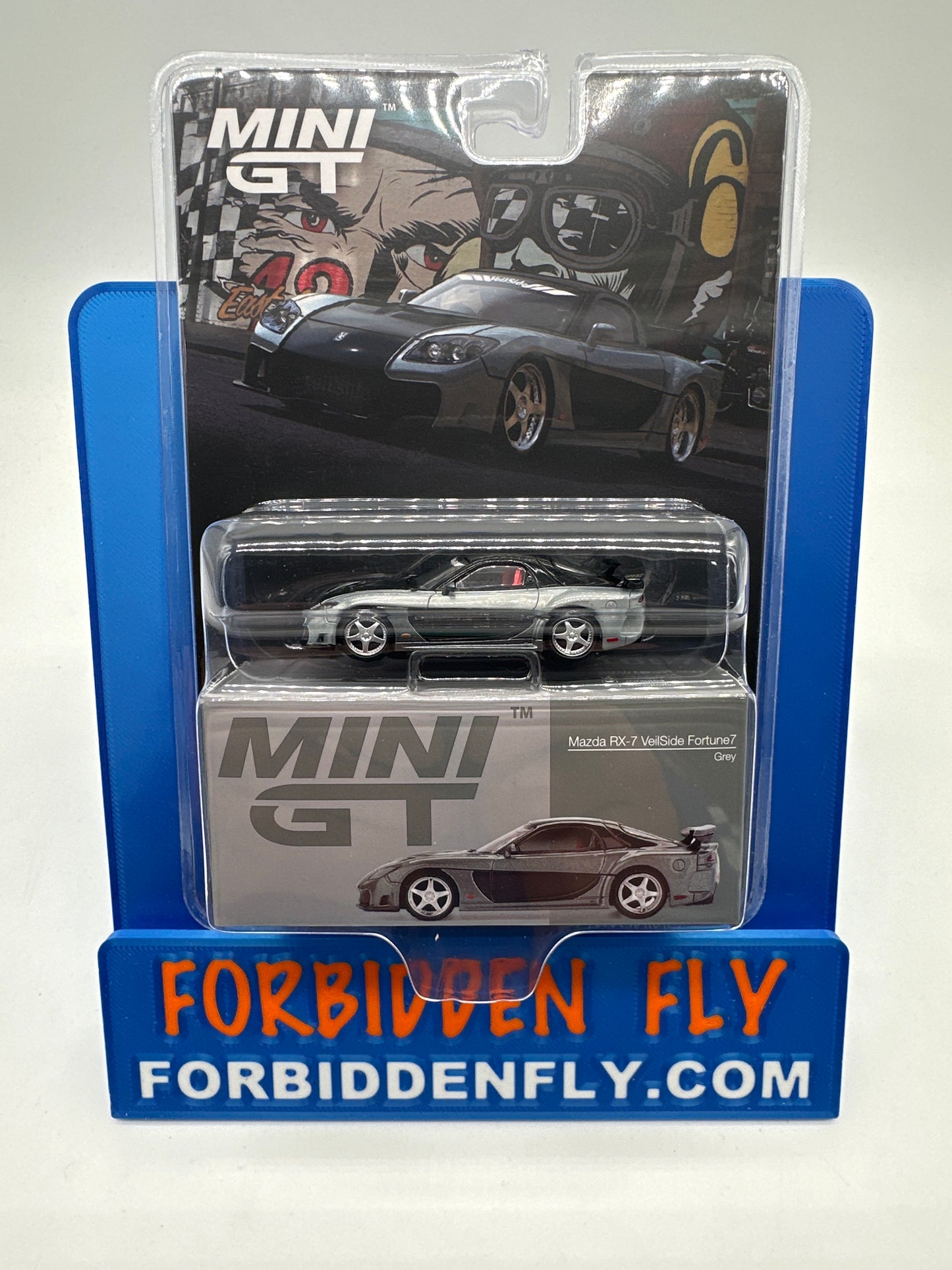 Mini GT Release #1057 - Mazda RX-7 VeilSide Fortune7 - Raw Chase