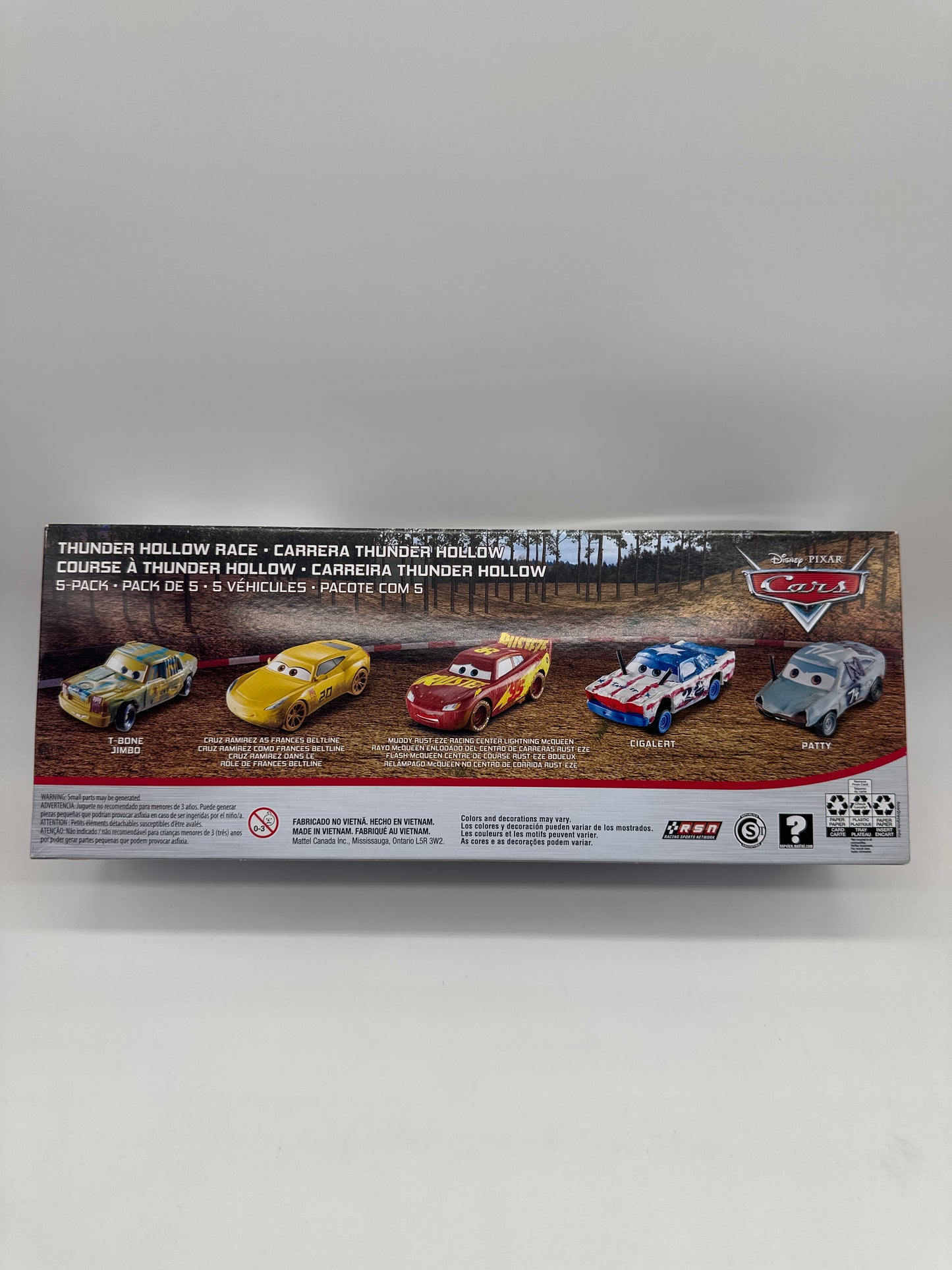 Disney Pixar Cars Movie - Thunder Hollow Race 5 Car Pack