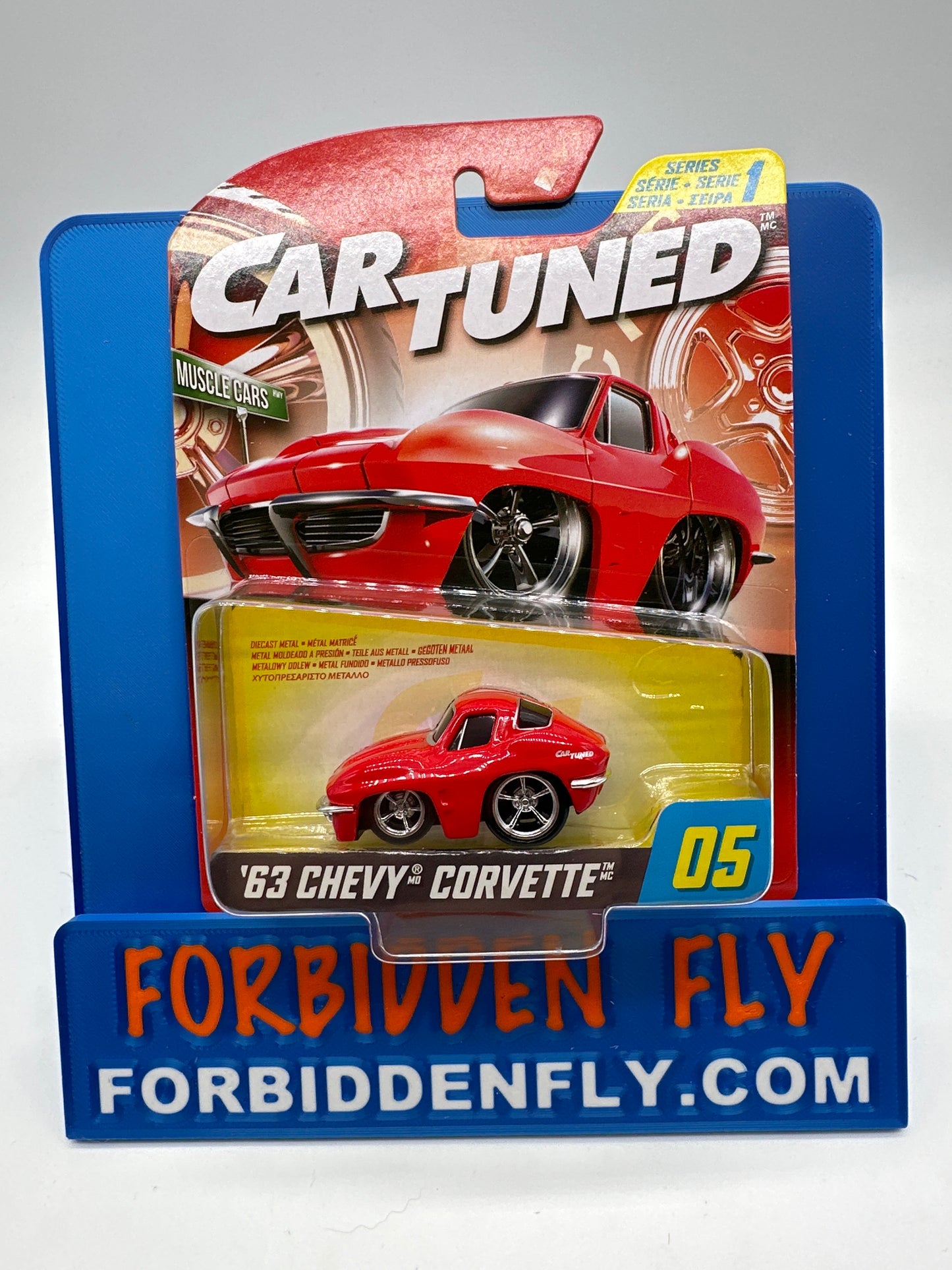 CarTuned - Hobby Exclusive - Series 1 - #05 - Red ‘63 Chevy Corvette