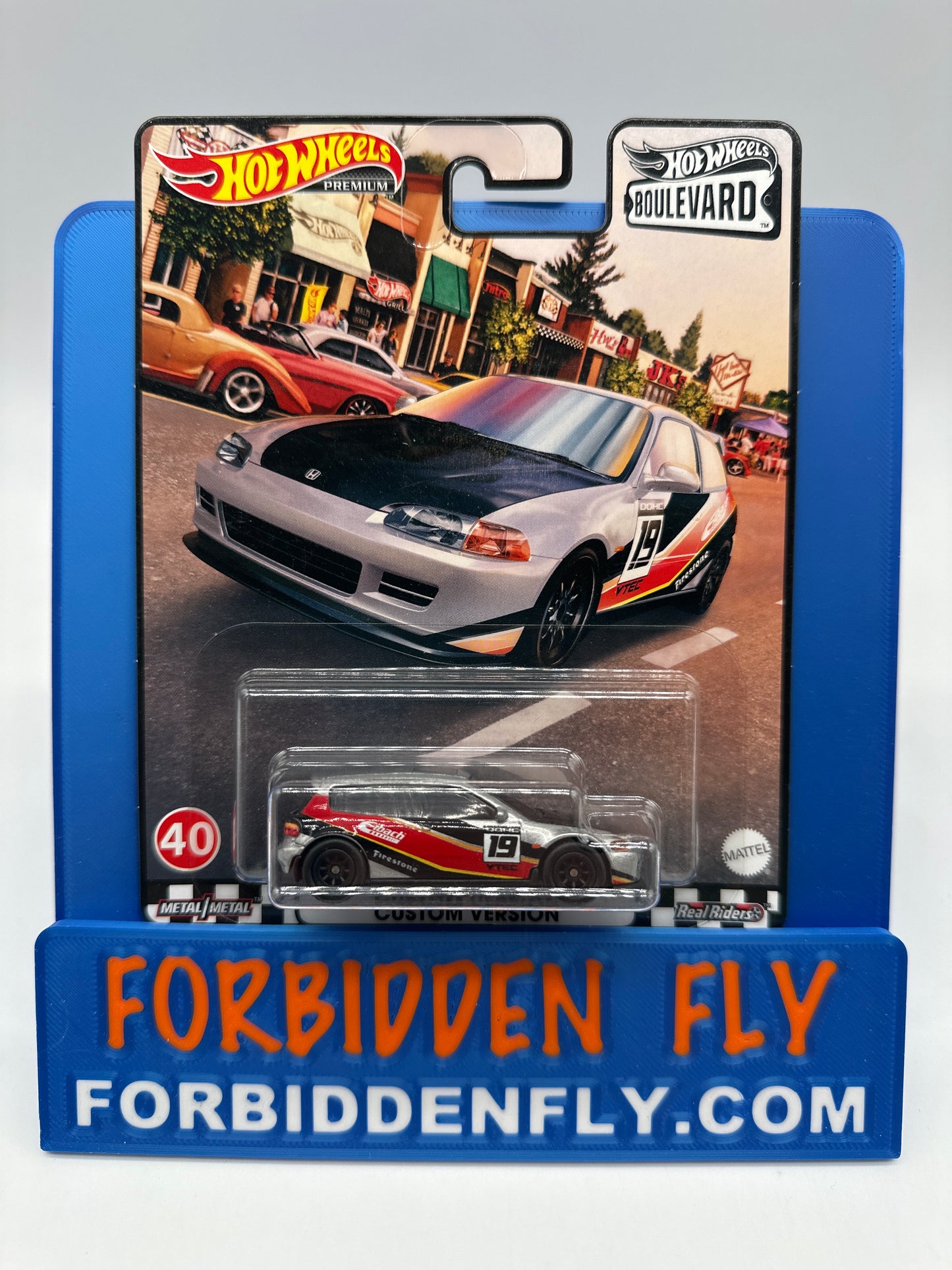 Hot Wheels Boulevard - #40 - Honda Civic EG Custom Version - Single Car