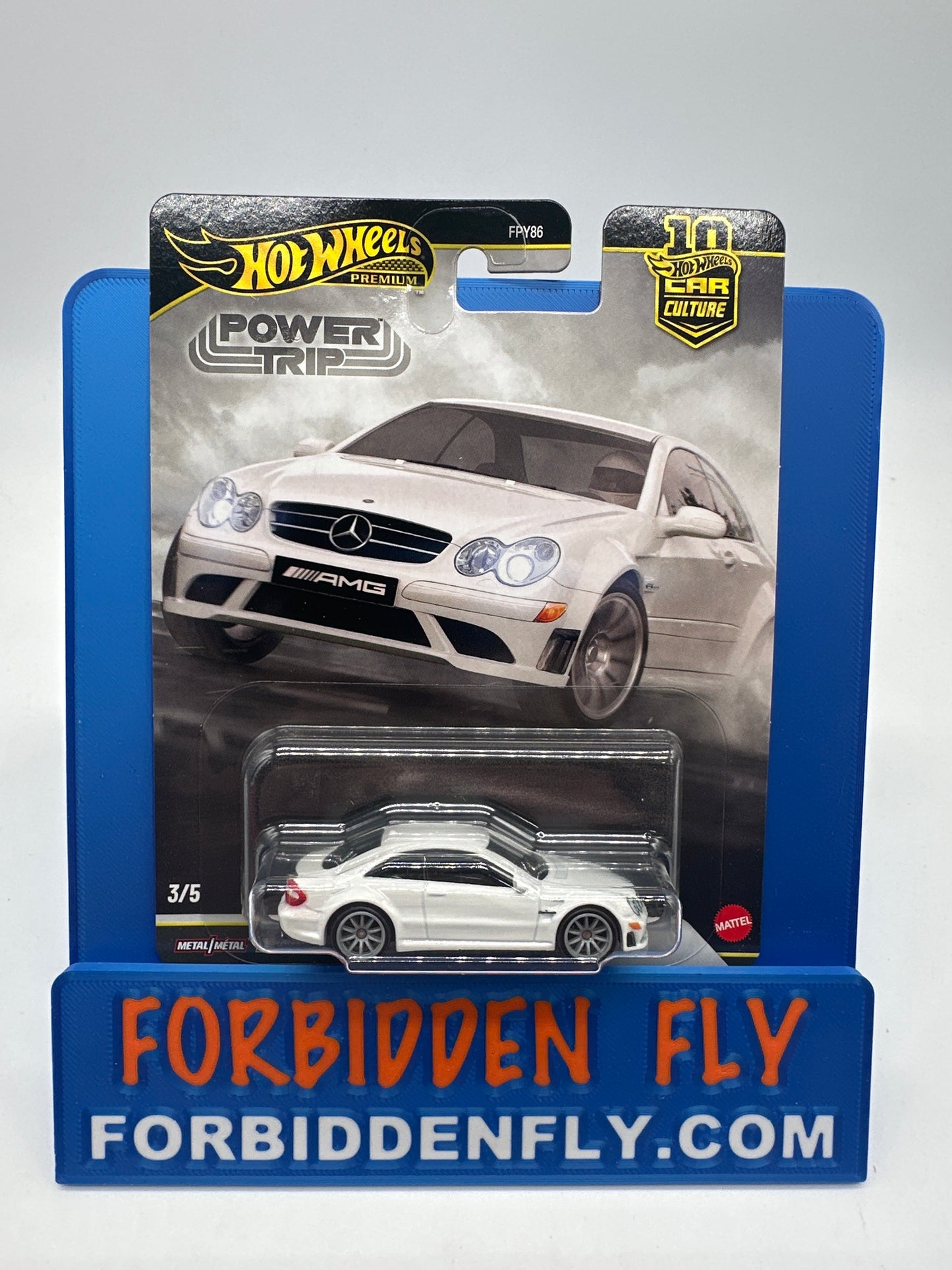 Hot Wheels Car Culture Premium - 2026 Power Trip Series Single - #3/5 2008 Mercedes-Benz CLK 63 AMG Black Series