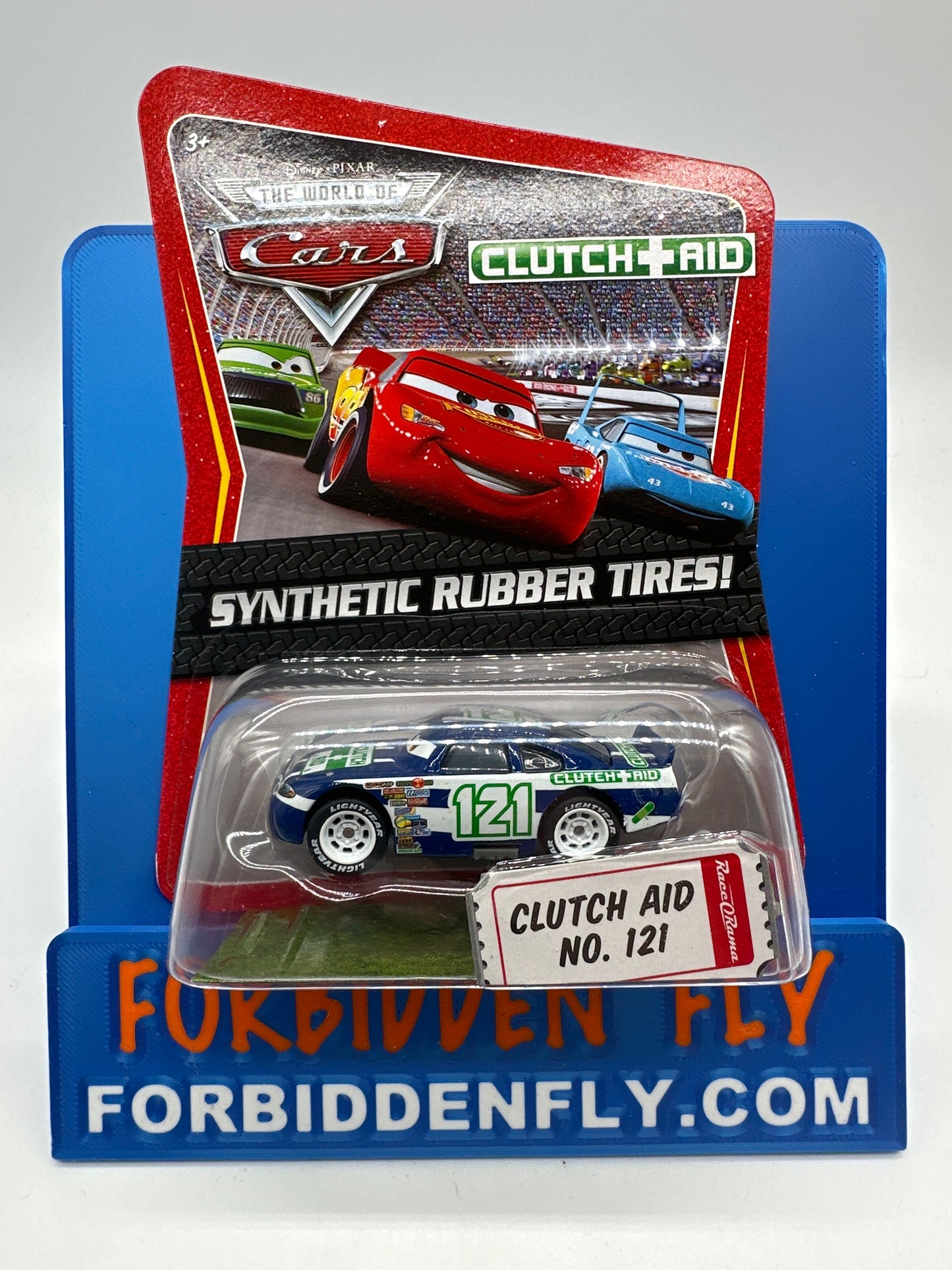 Disney Pixar Cars Movie - Piston Cup Racer w/ Synthetic Rubber Tires #121 Clutch Aid