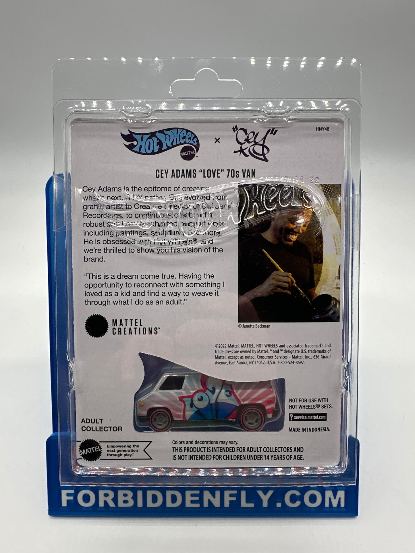 Hot Wheels - RLC Red Line Club 2022 Release - Hot Wheels X Cey Adams - 70’s “Love” Van