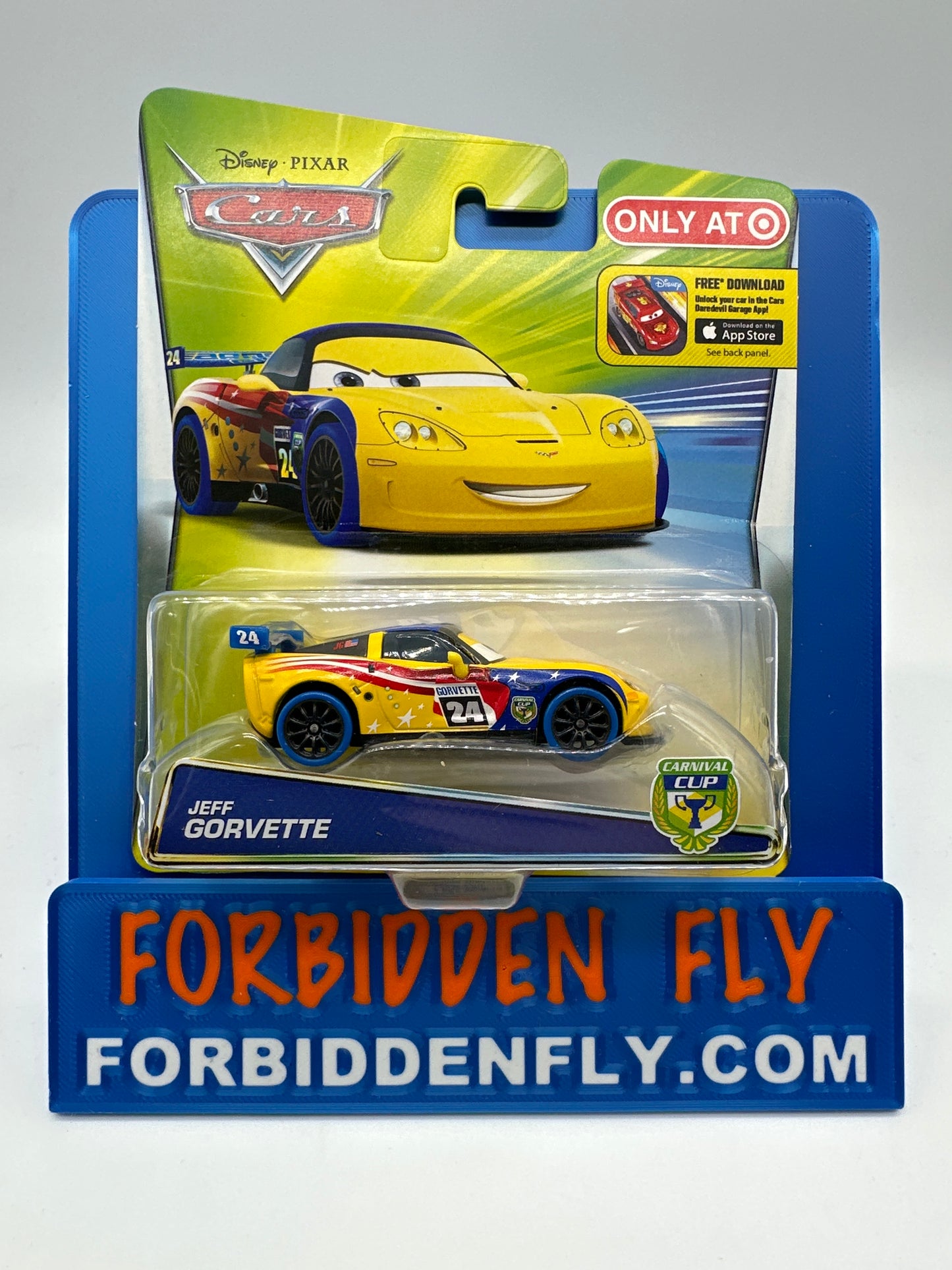 Disney Pixar Cars Movie - Target Exclusive Carnival Cup Series - Jeff Gorvette