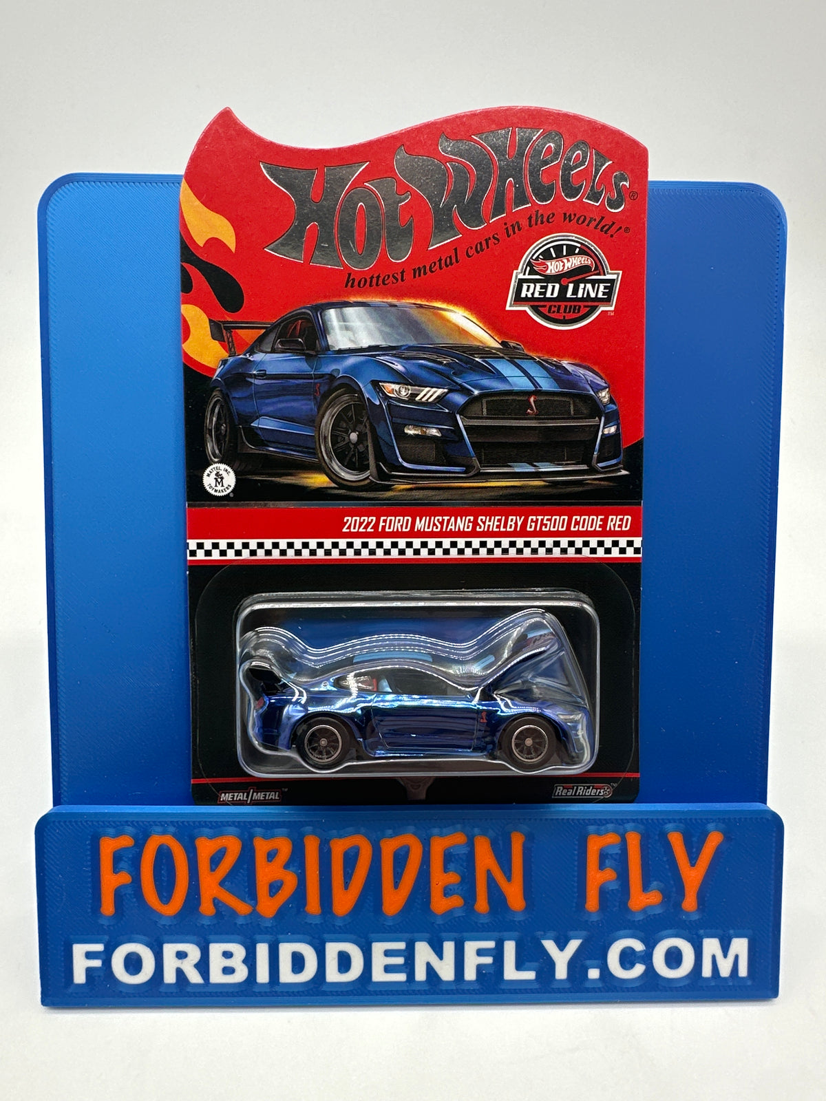 Hot Wheels RLC Red Line Club - 2026 Release - Blue 2022 Ford Mustang Shelby GT500 Code Red