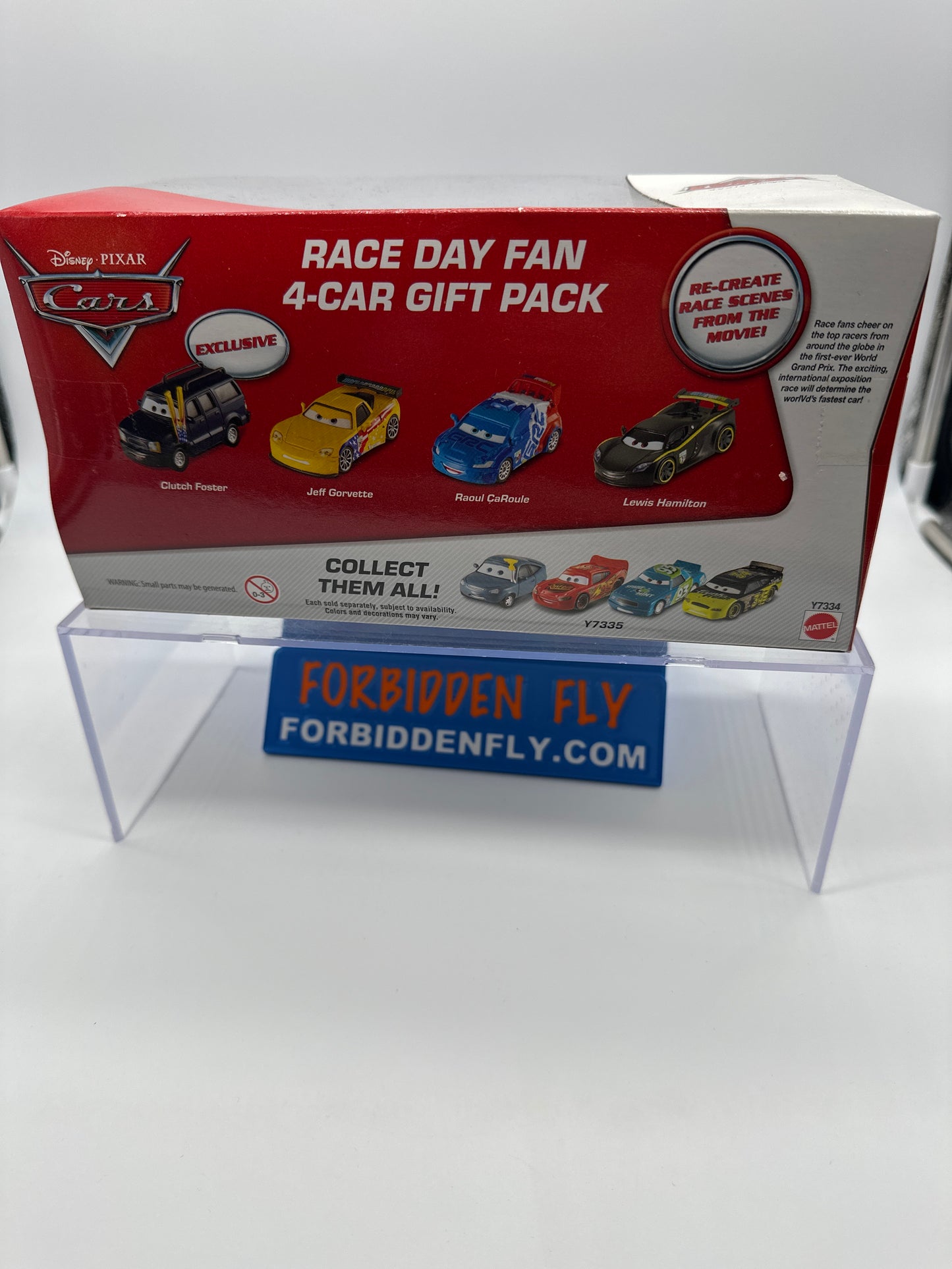 Disney Pixar Cars Movie - Target Exclusive Race Day Fan 4 Car Gift Pack Multipack