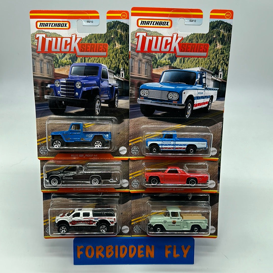 Matchbox - 2021 Truck Series - Mix B - Complete Set Of 6